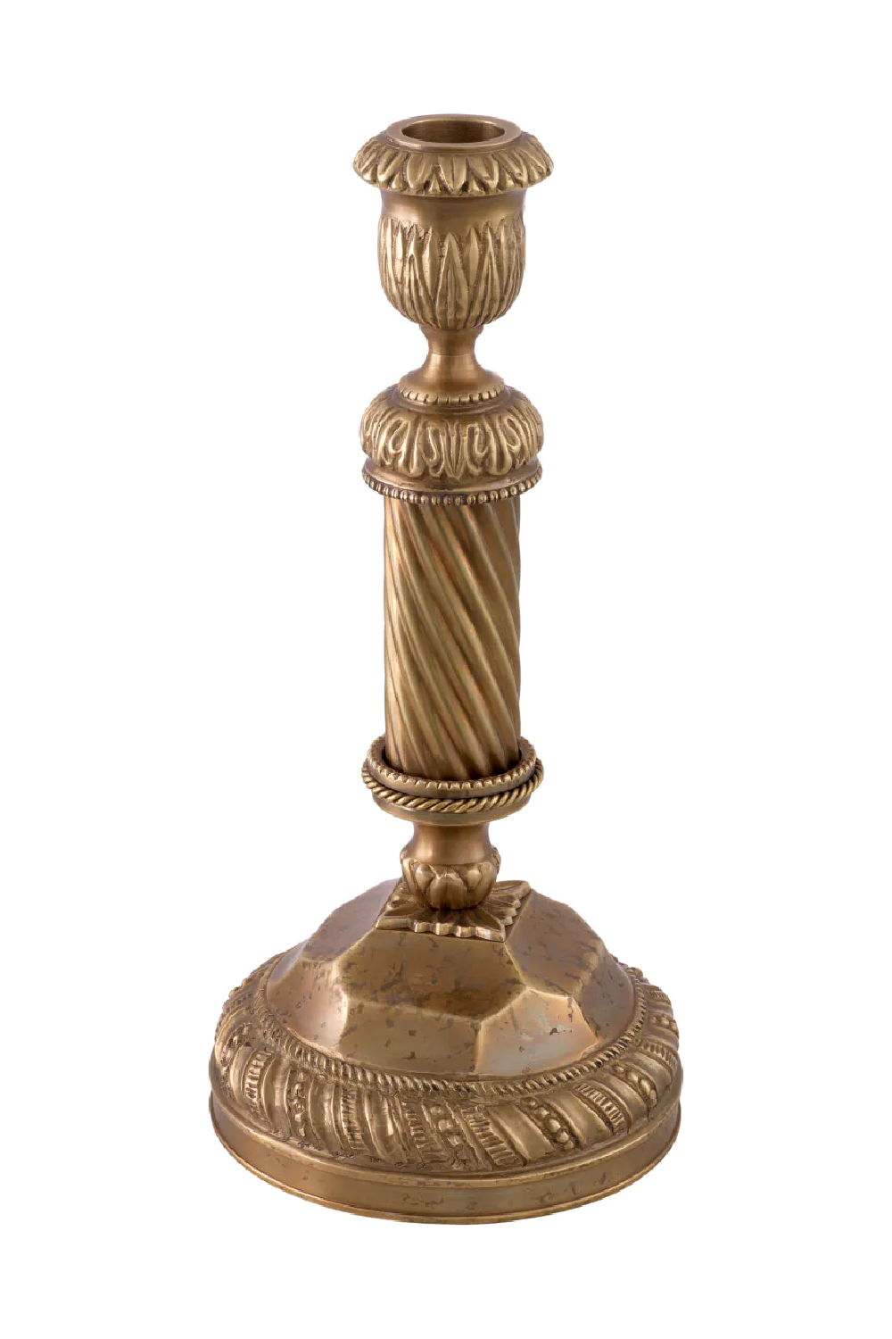 Vintage Brass Candle Holder | Met x Eichholtz Carnier | Oroa.com