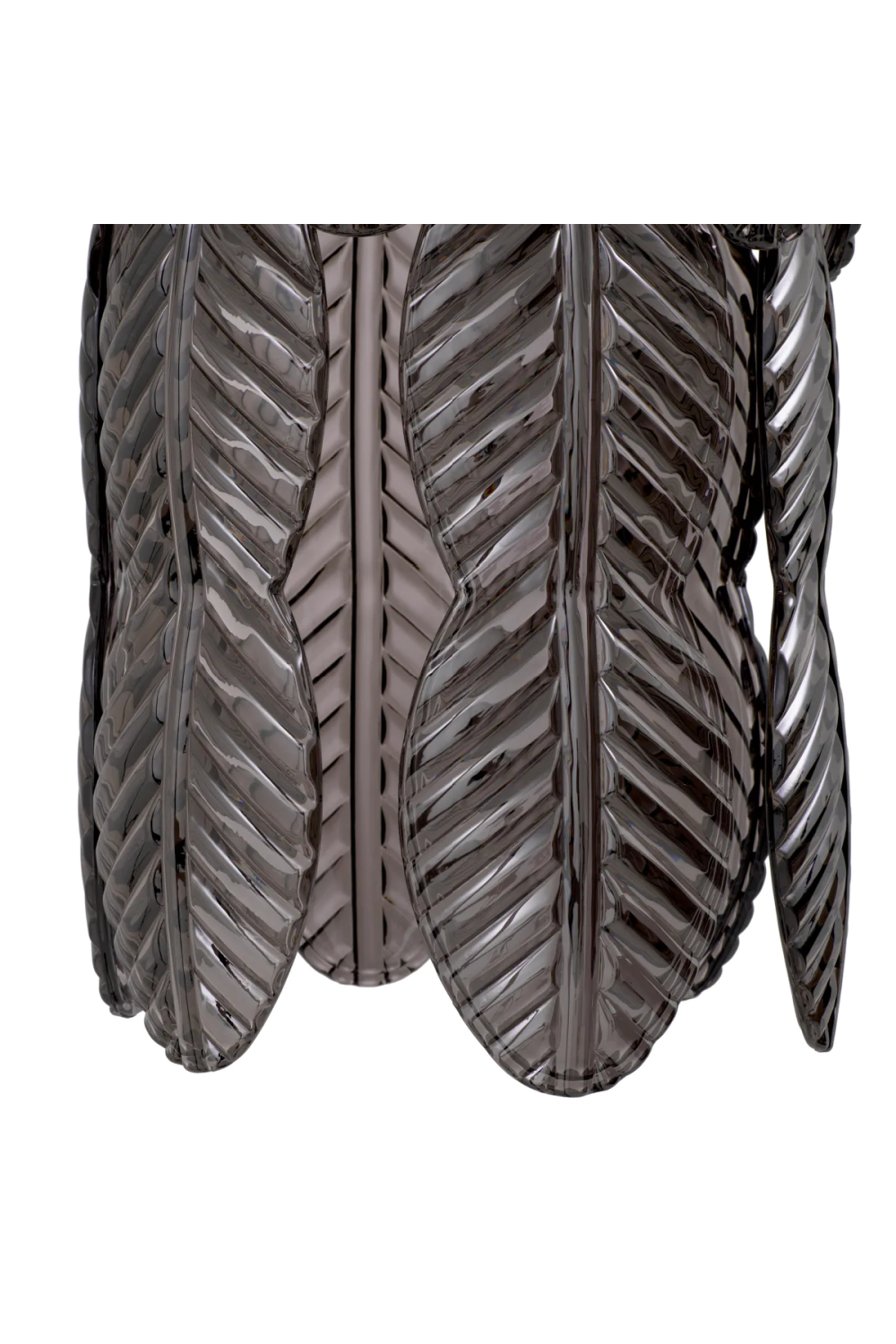 Smoke Glass Palm Chandelier | Met x Eichholtz Sahure | Oroa.com