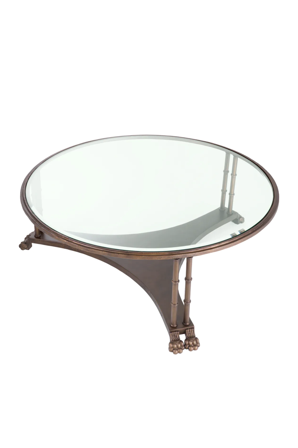 (Open box) Bevelled Glass Vintage Coffee Table | Met x Eichholtz Lioness | Oroa.com