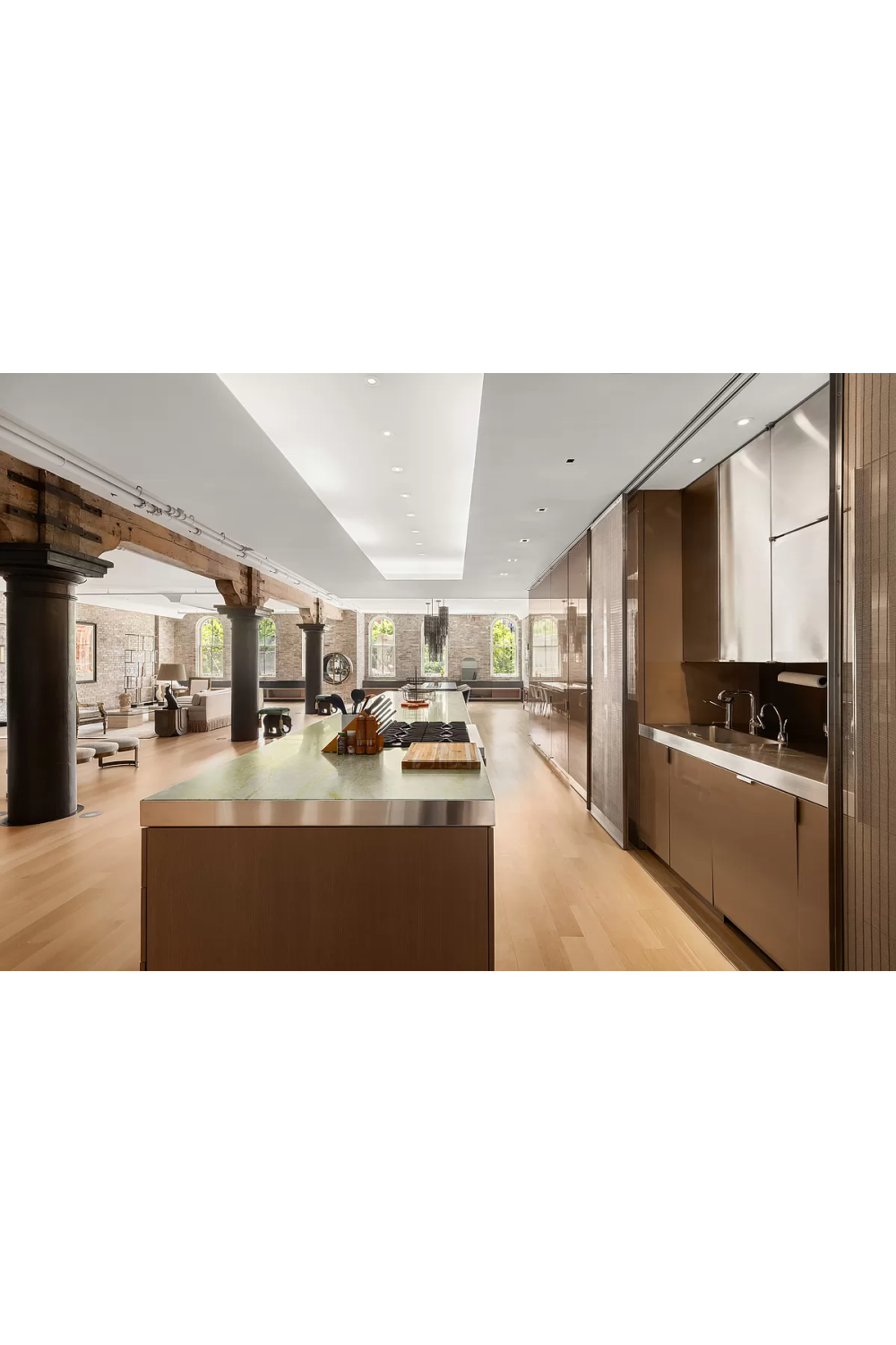 Smoke Glass Palm Chandelier | Met x Eichholtz Sahure | Oroa.com