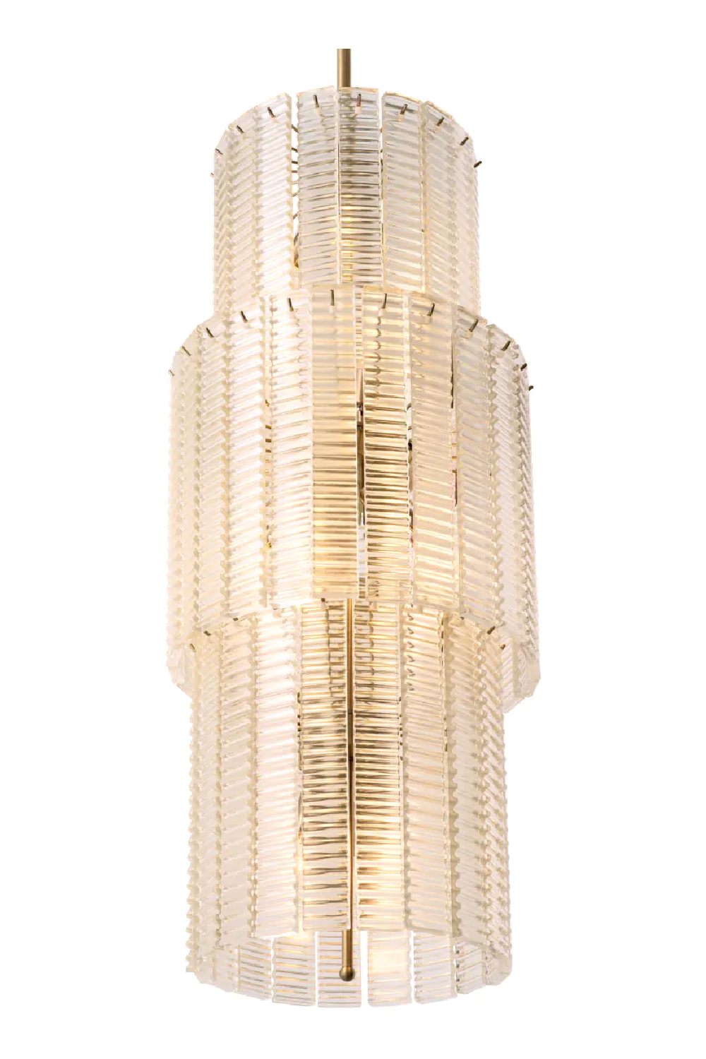 Ridged Glass Chandelier | Met x Eichholtz Imperial | Oroa.com