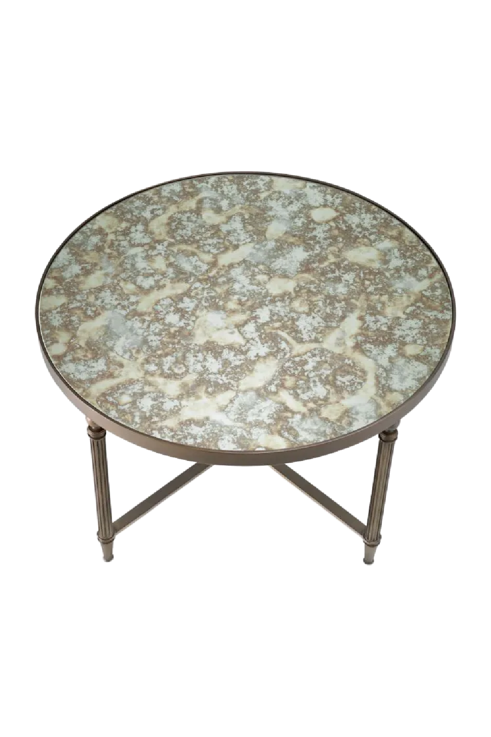 Bronze Round Coffee Table | Met x Eichholtz Bowery | Oroatrade.com