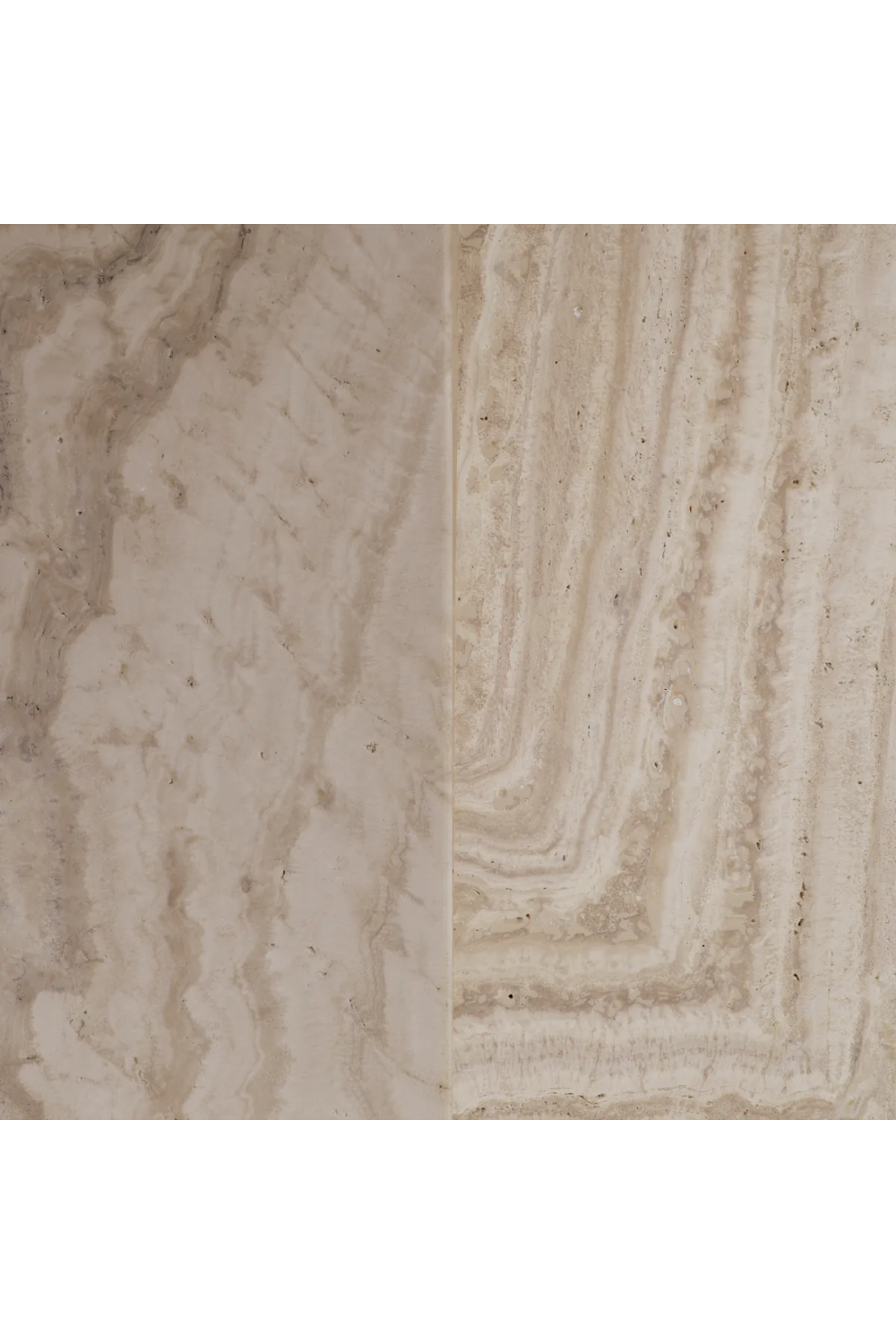 Modern Natural Travertine Dining Table | Eichholtz Piazza