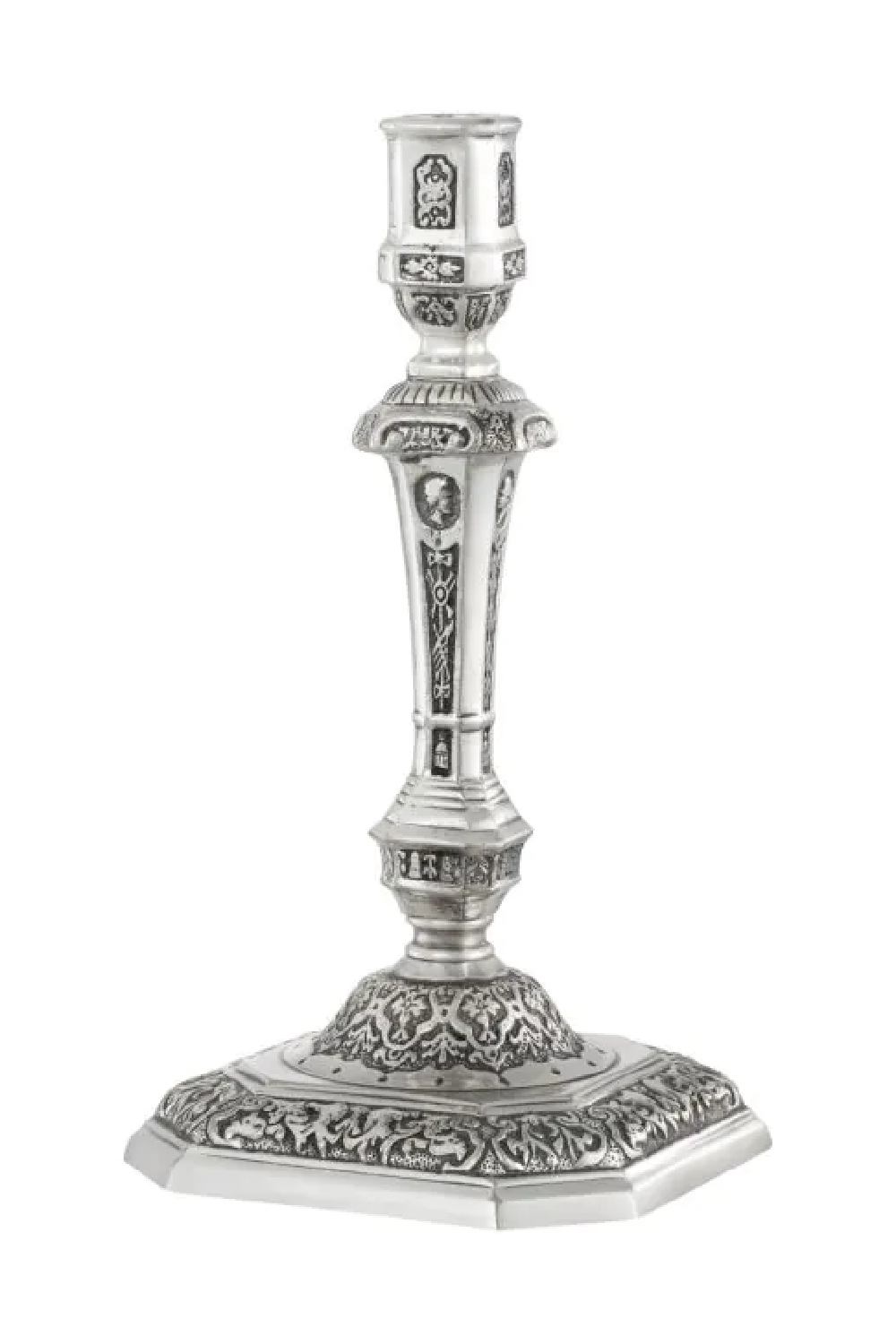 Antique Silver Candle Holder | Met x Eichholtz Berain | Oroatrade.com