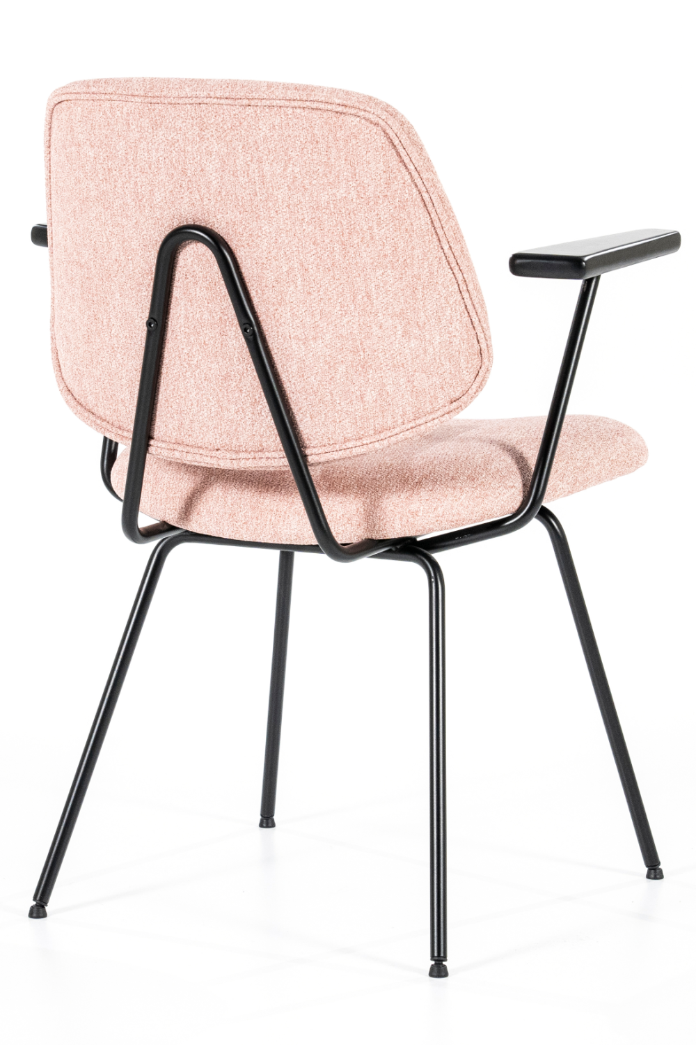 Pink Fletcher Dining Chair With Armrest | Eleonora Lynn | OROA.com