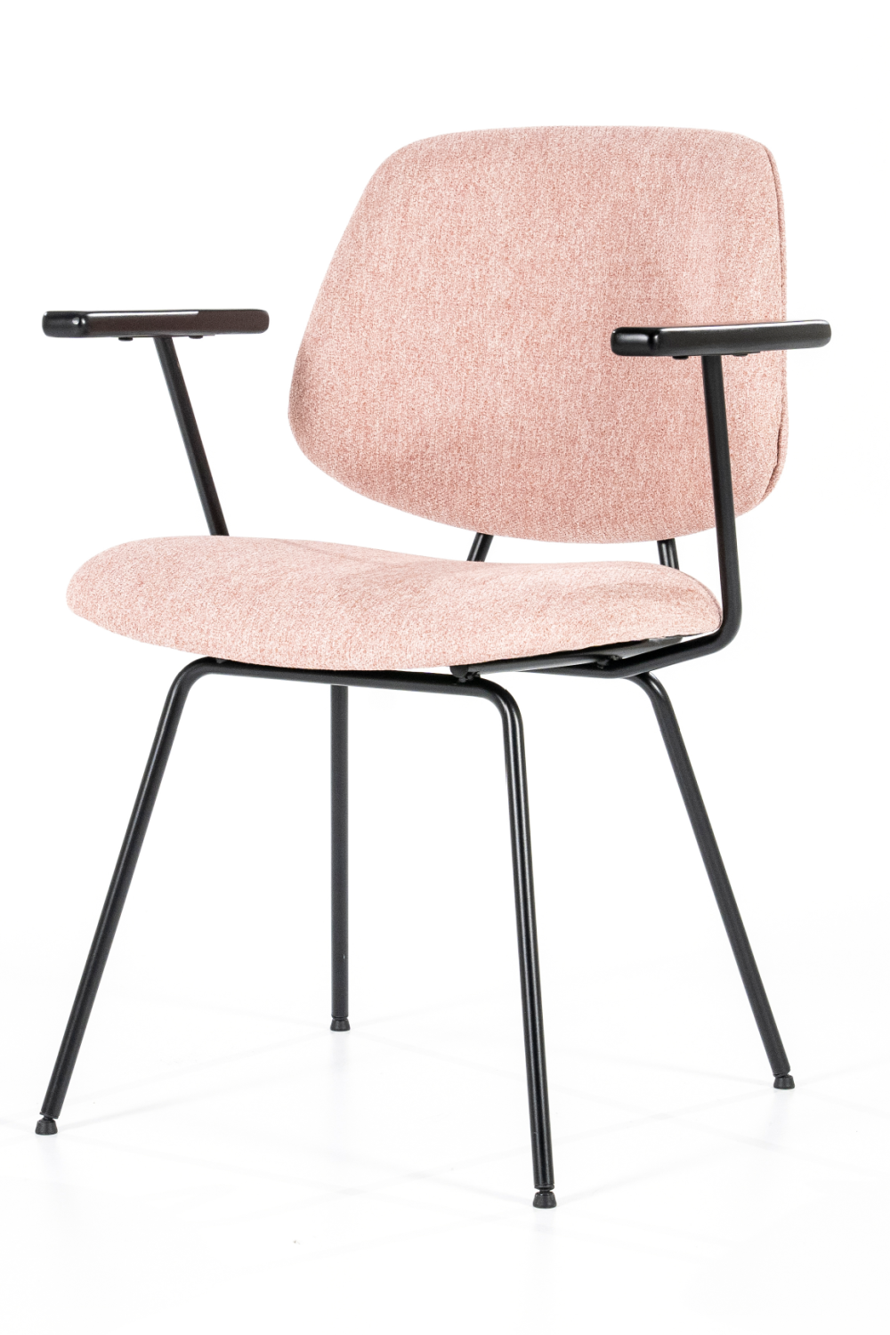 Pink Fletcher Dining Chair With Armrest | Eleonora Lynn | OROA.com