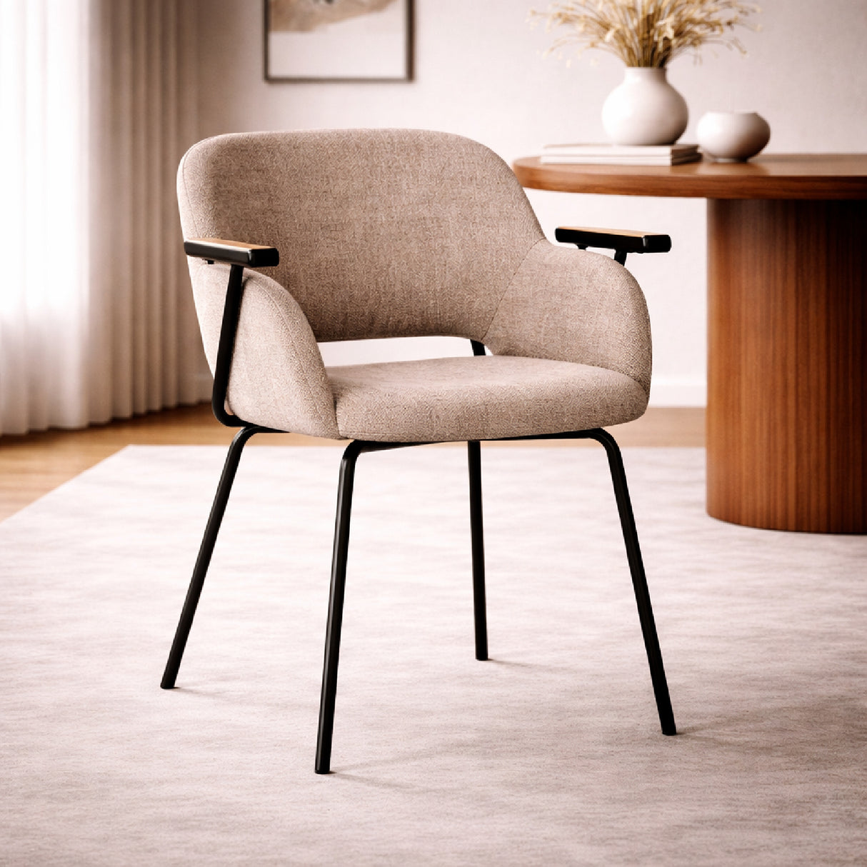 Fletcher Dining Chair With Armrest | Oroa.com