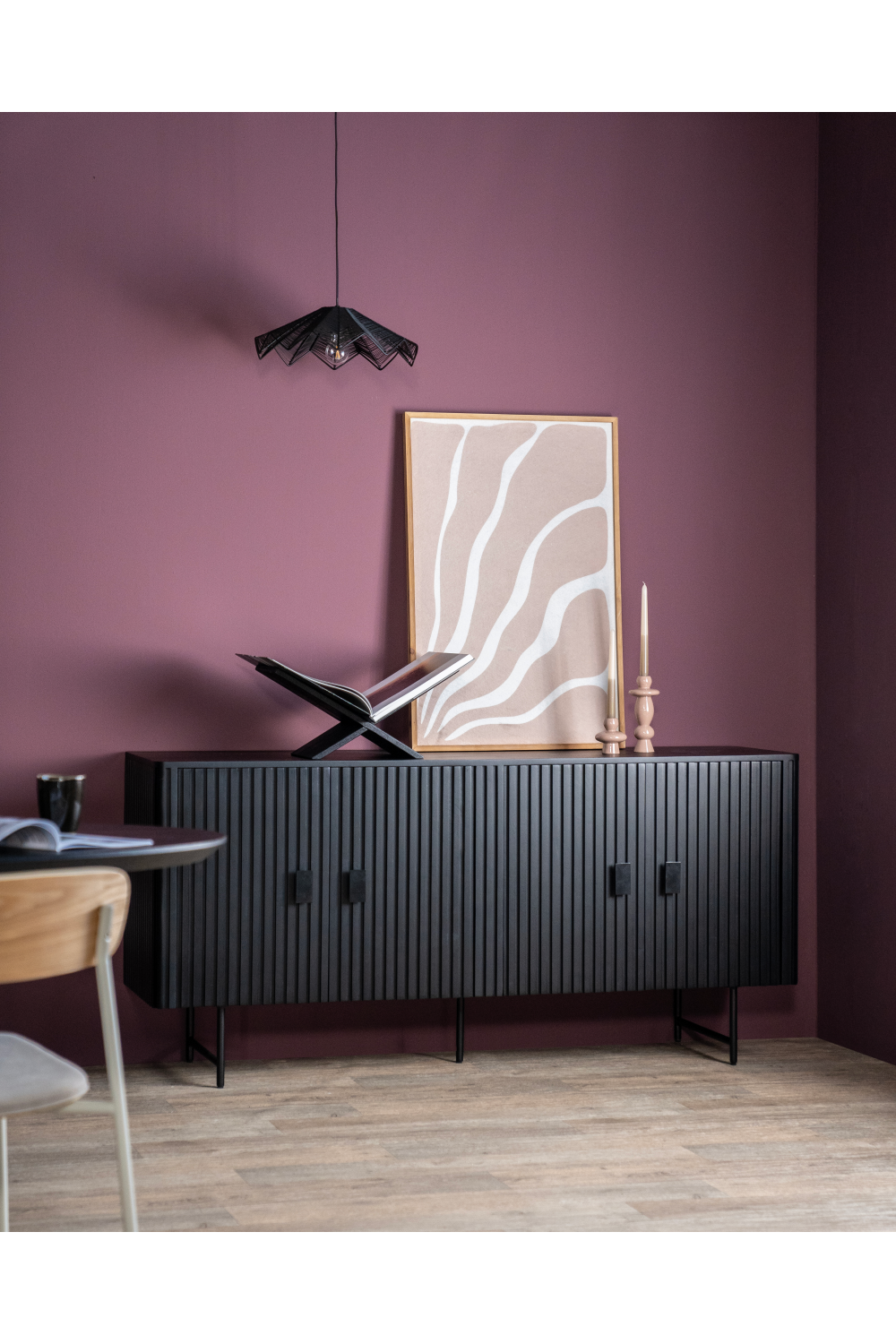 Wooden 4-Door Sideboard | Oroa.com