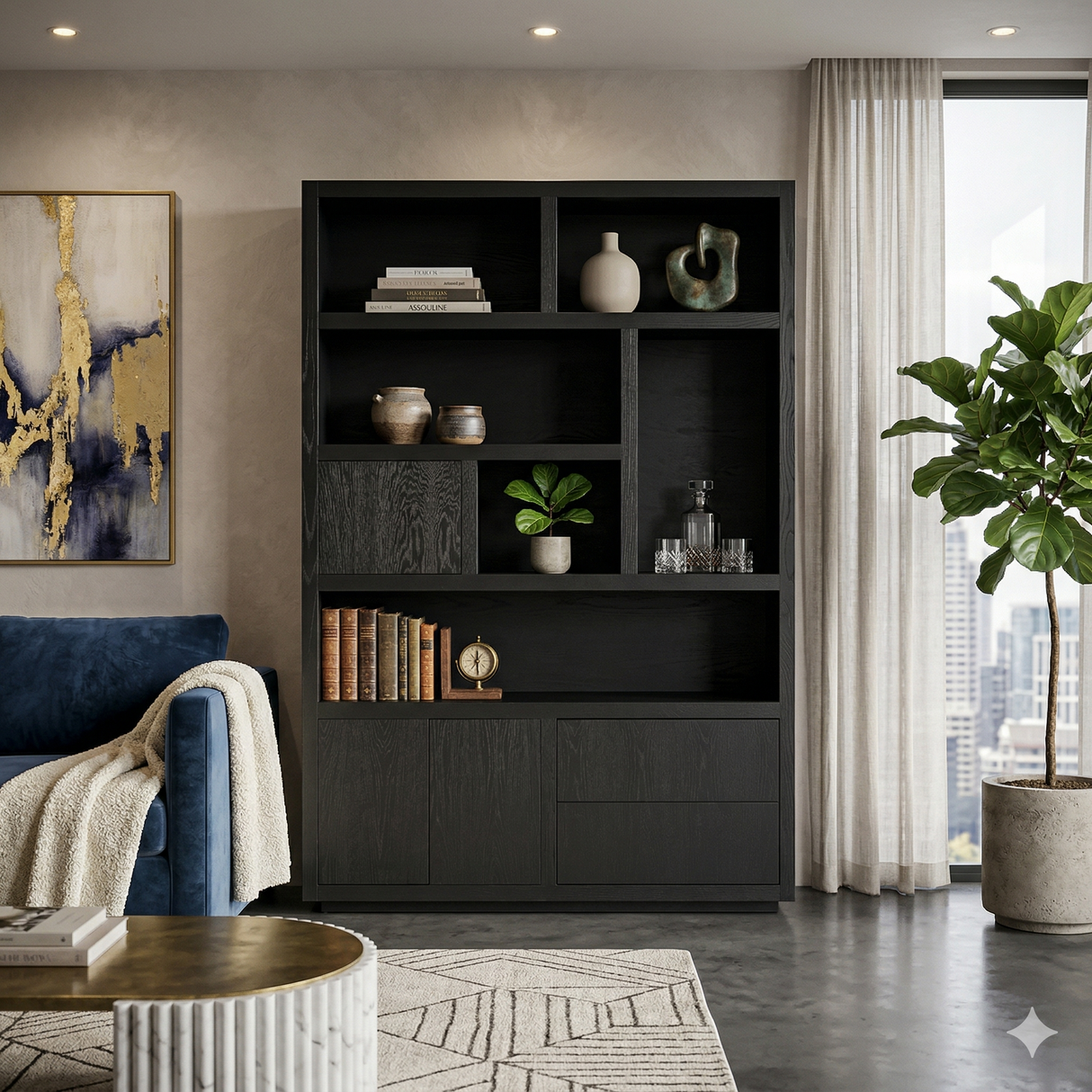 Black Oak Cabinet | Oroa.com