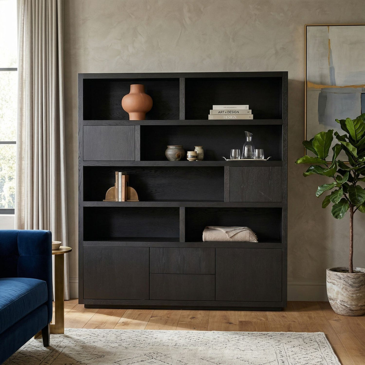 Black Oak Cabinet | Oroa.com