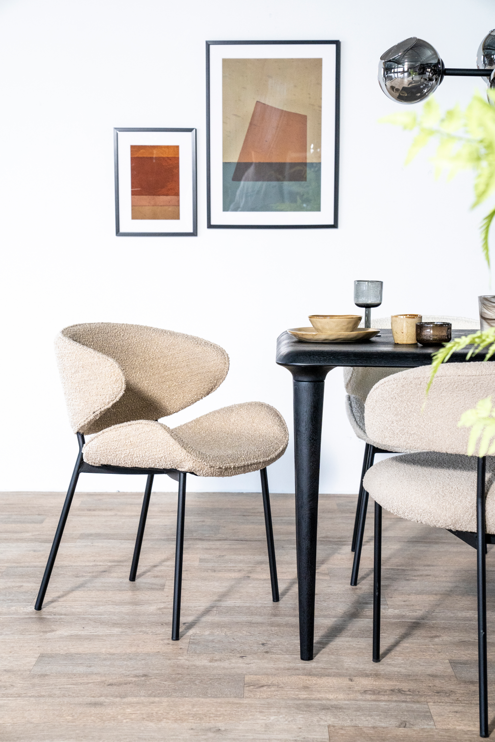 Upholstered Modern Dining Chair | Eleonora Tess | OROA.com