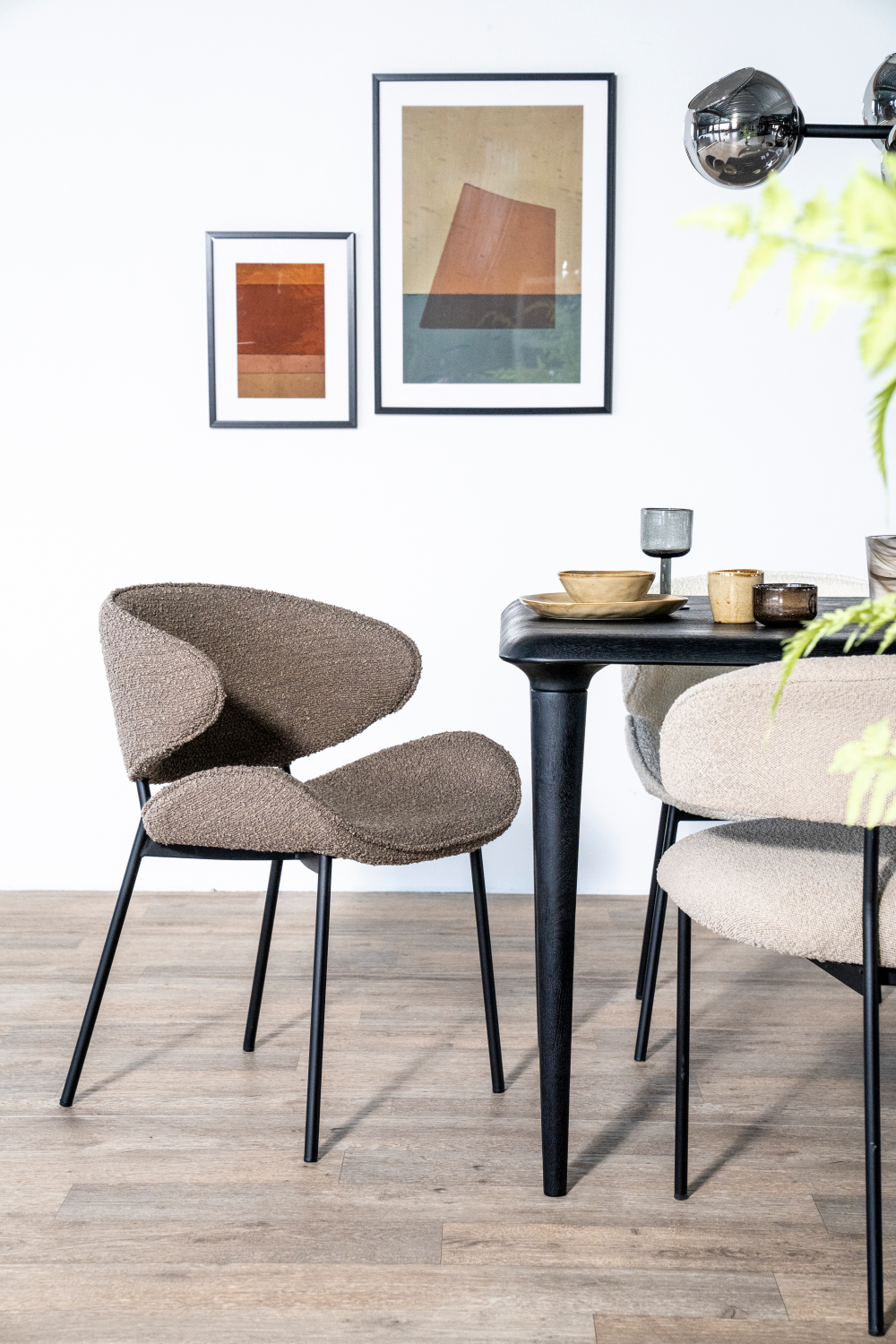 Upholstered Modern Dining Chair | Eleonora Tess | OROA.com