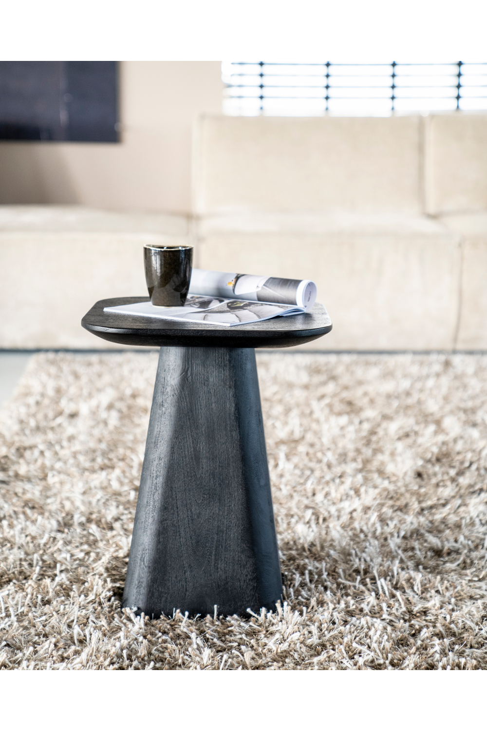 Wooden Square Side Table S | Eleonora Aron | OROA.com