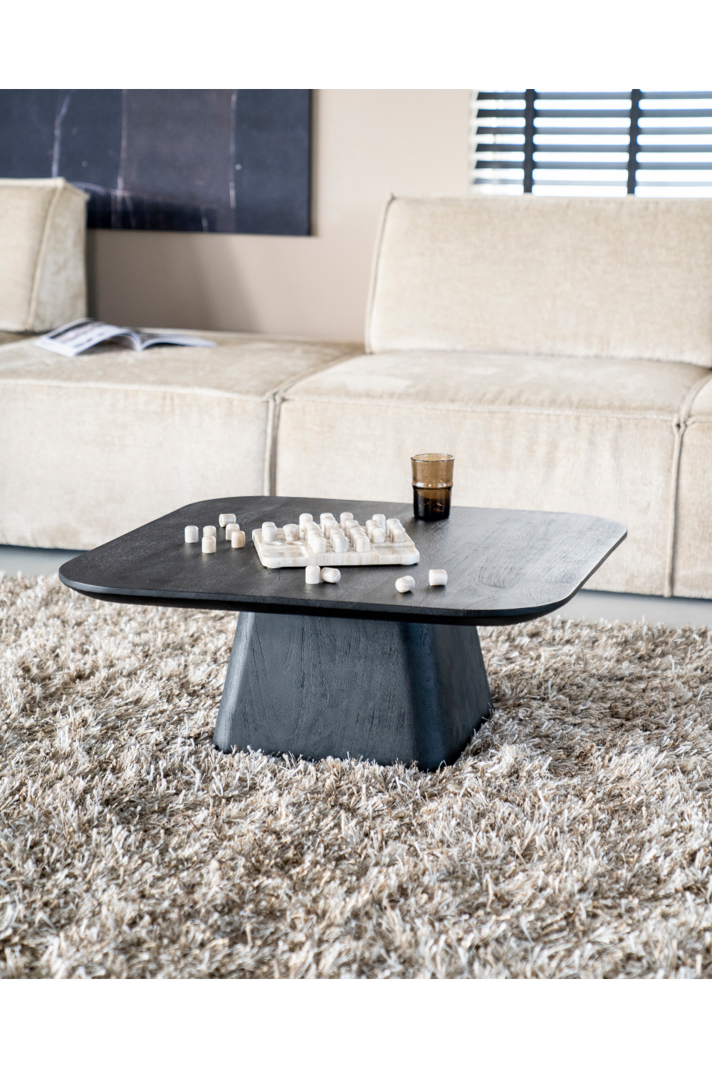 Wooden Square Coffee Table L | Eleonora Aron | OROA.com