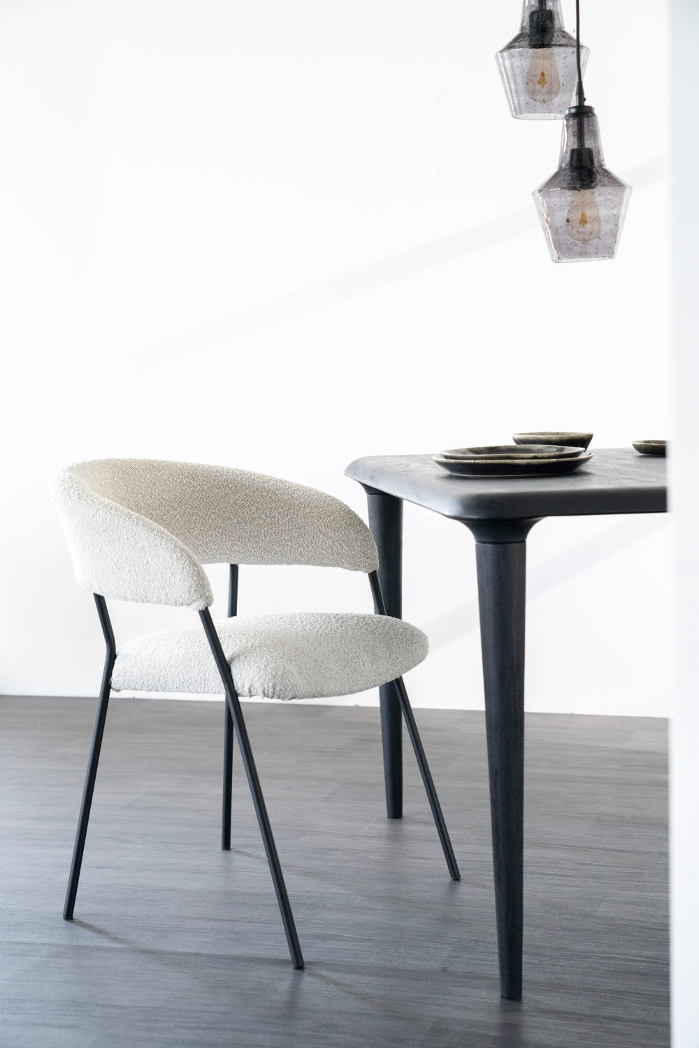 Upholstered Modern Dining Chair | Eleonora Luka | OROA.com