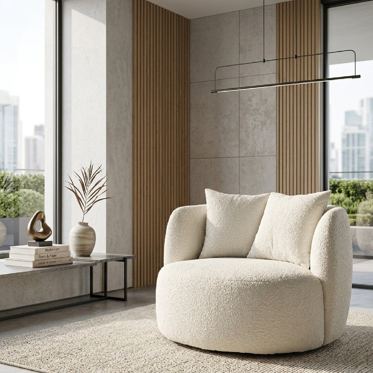 Upholstered Modern Lounge Chair | Oroa.com