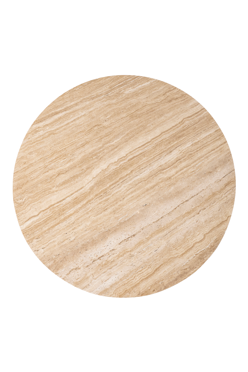 Travertine Pedestal Dining Table | Eleonora Aikin | OROA.com