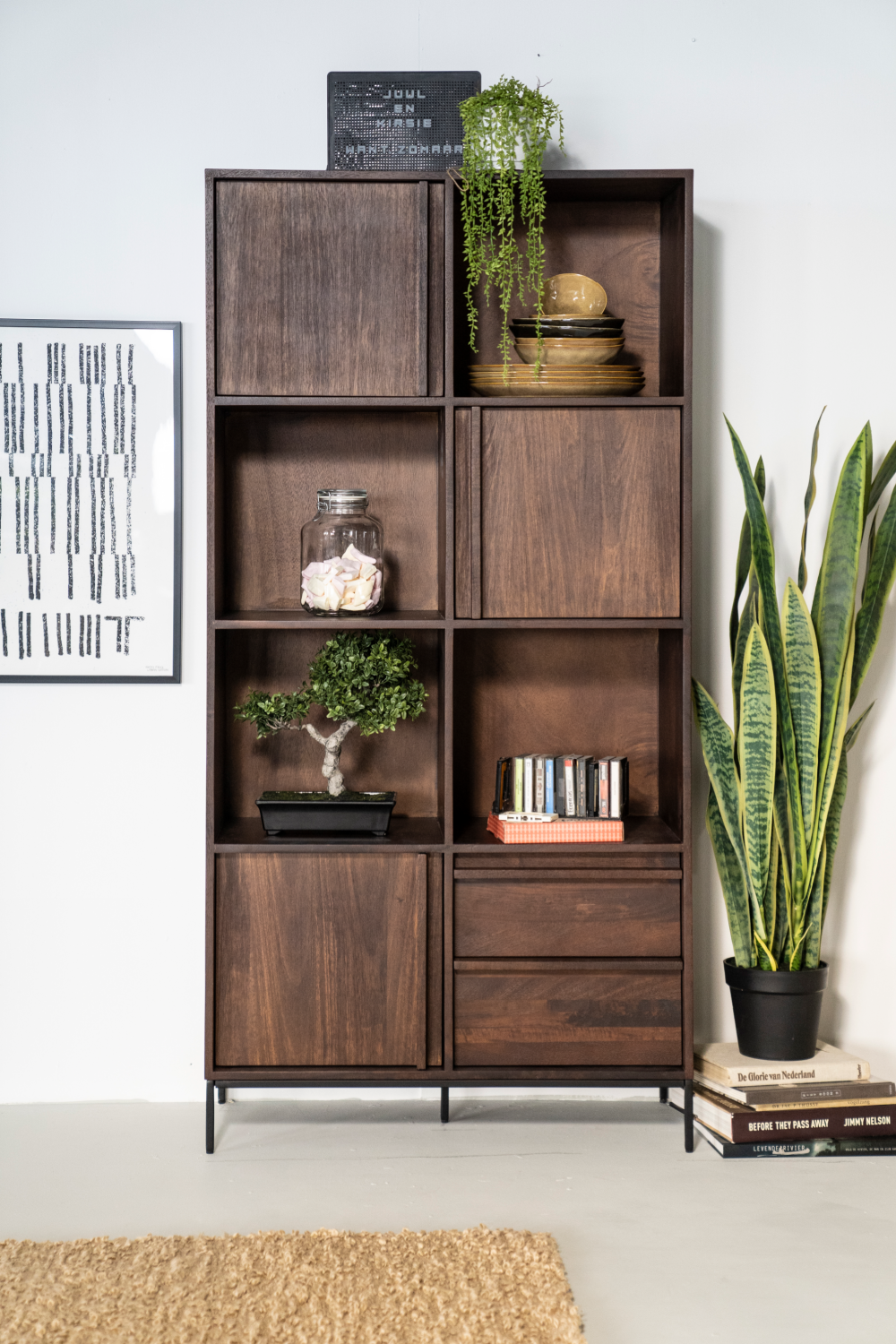 Brown Mango Display Cabinet | Oroa.com