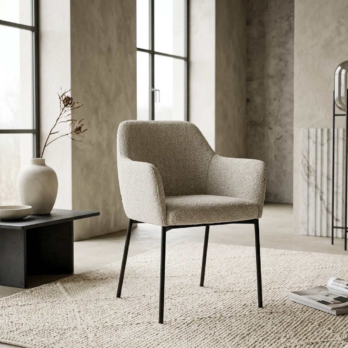 Modern Minimalist Dining Armchair | Oroa.com