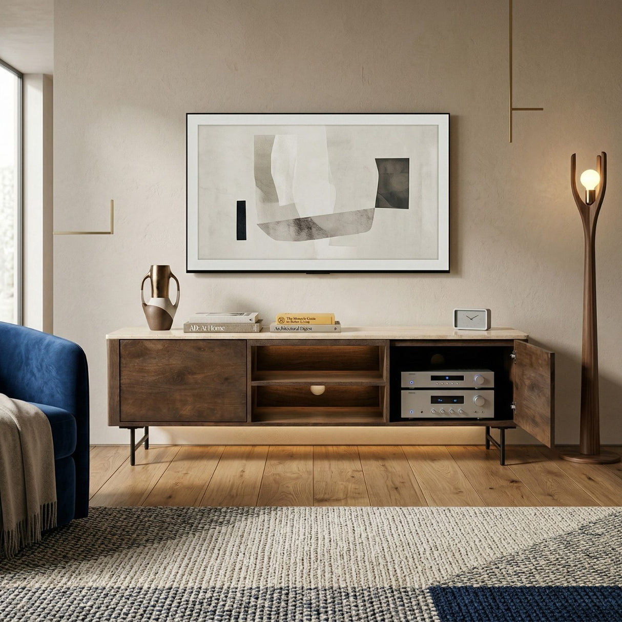 Mango Wood TV Cabinet | Oroa.com