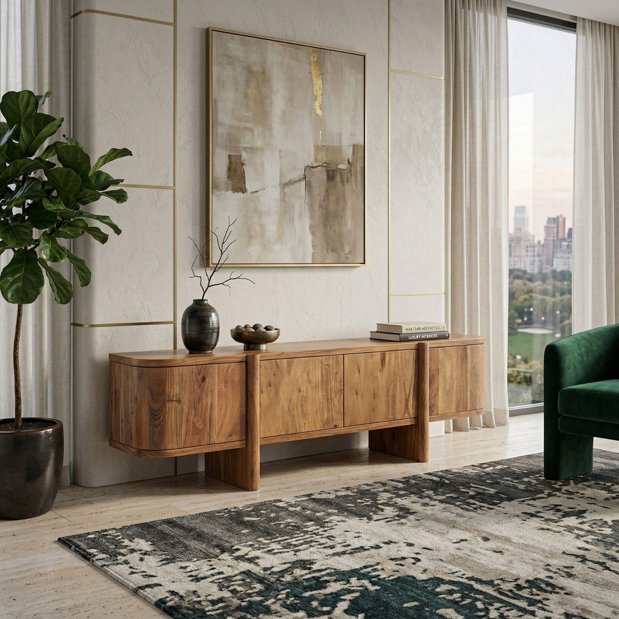 Acacia Farmhouse TV Cabinet | Oroa.com