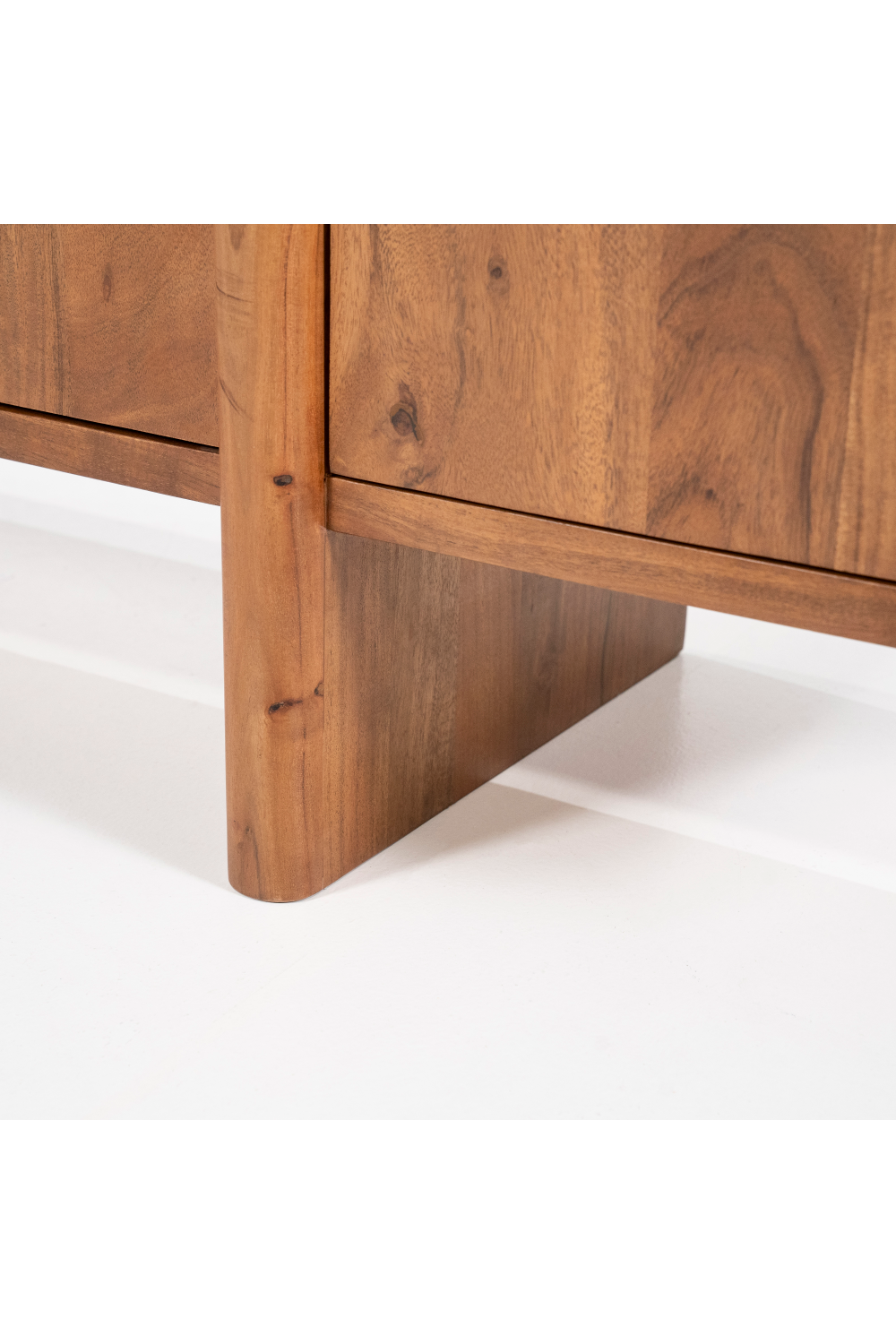 Modern Acacia 4-Door Sideboard | Oroa.com