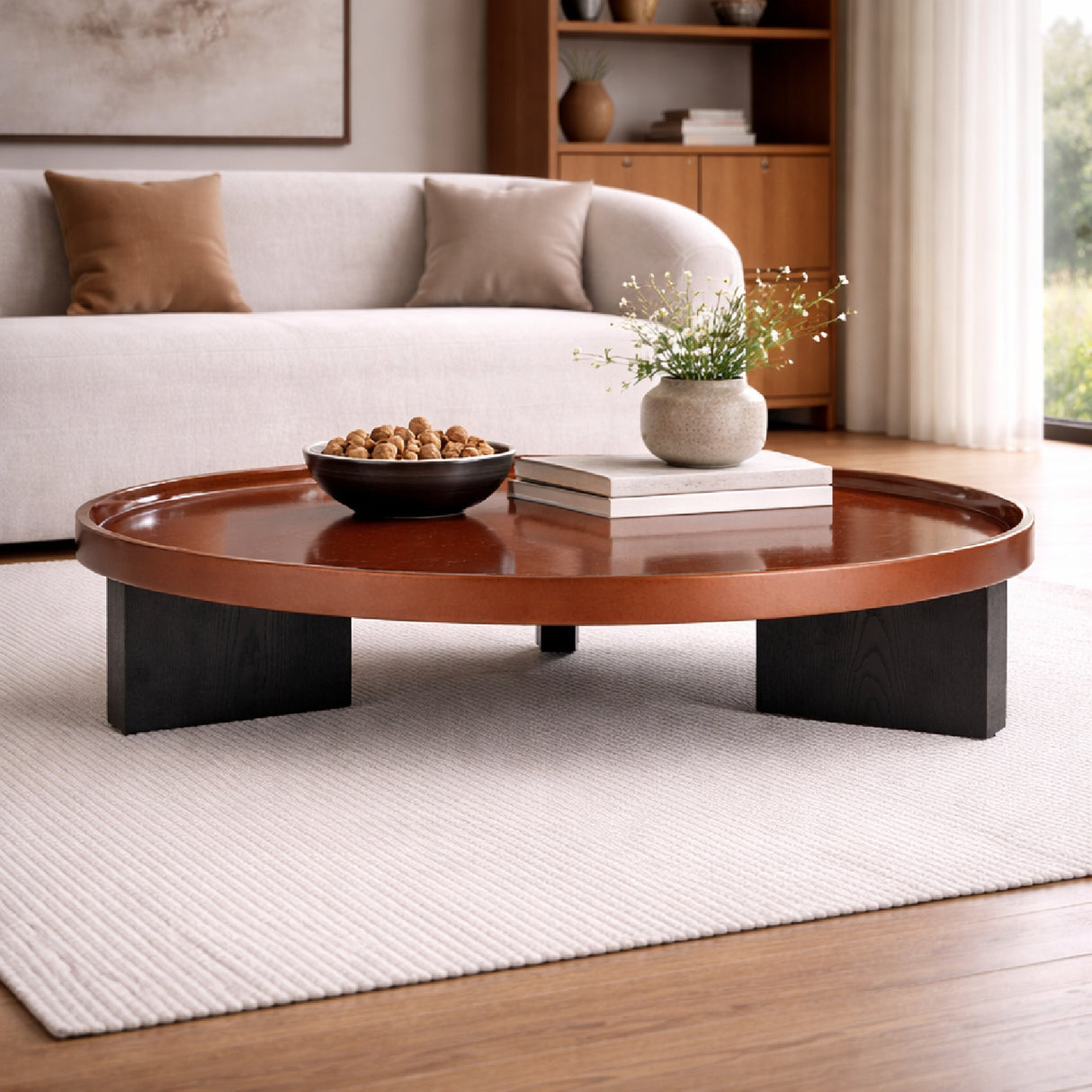 Oak Veneer Coffee Table L | Oroa.com