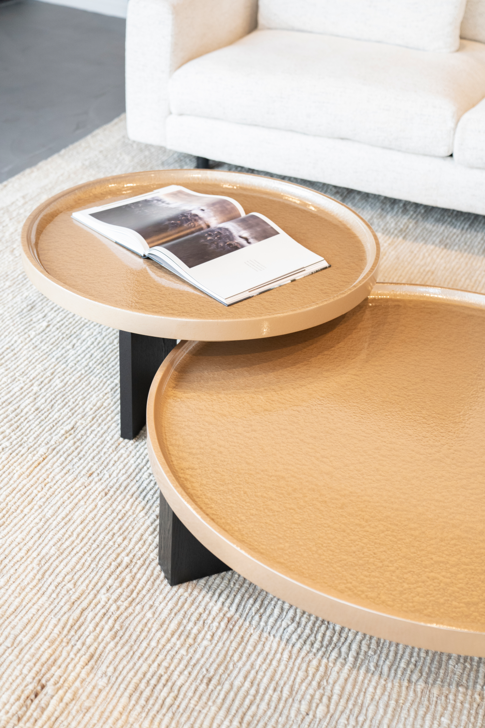 Oak Veneer Coffee Table L | Eleonora Mayson | OROA.com