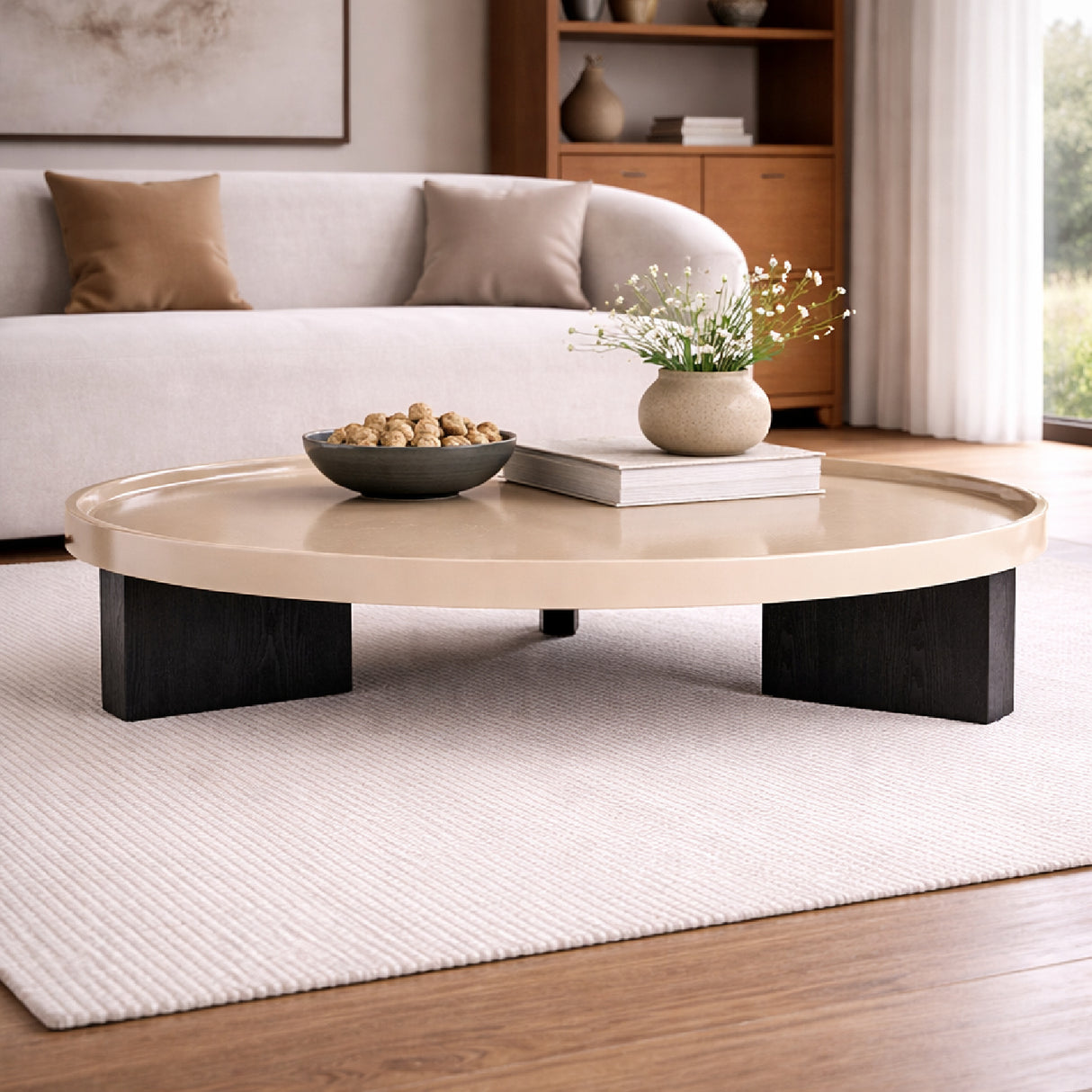 Oak Veneer Coffee Table L | Oroa.com