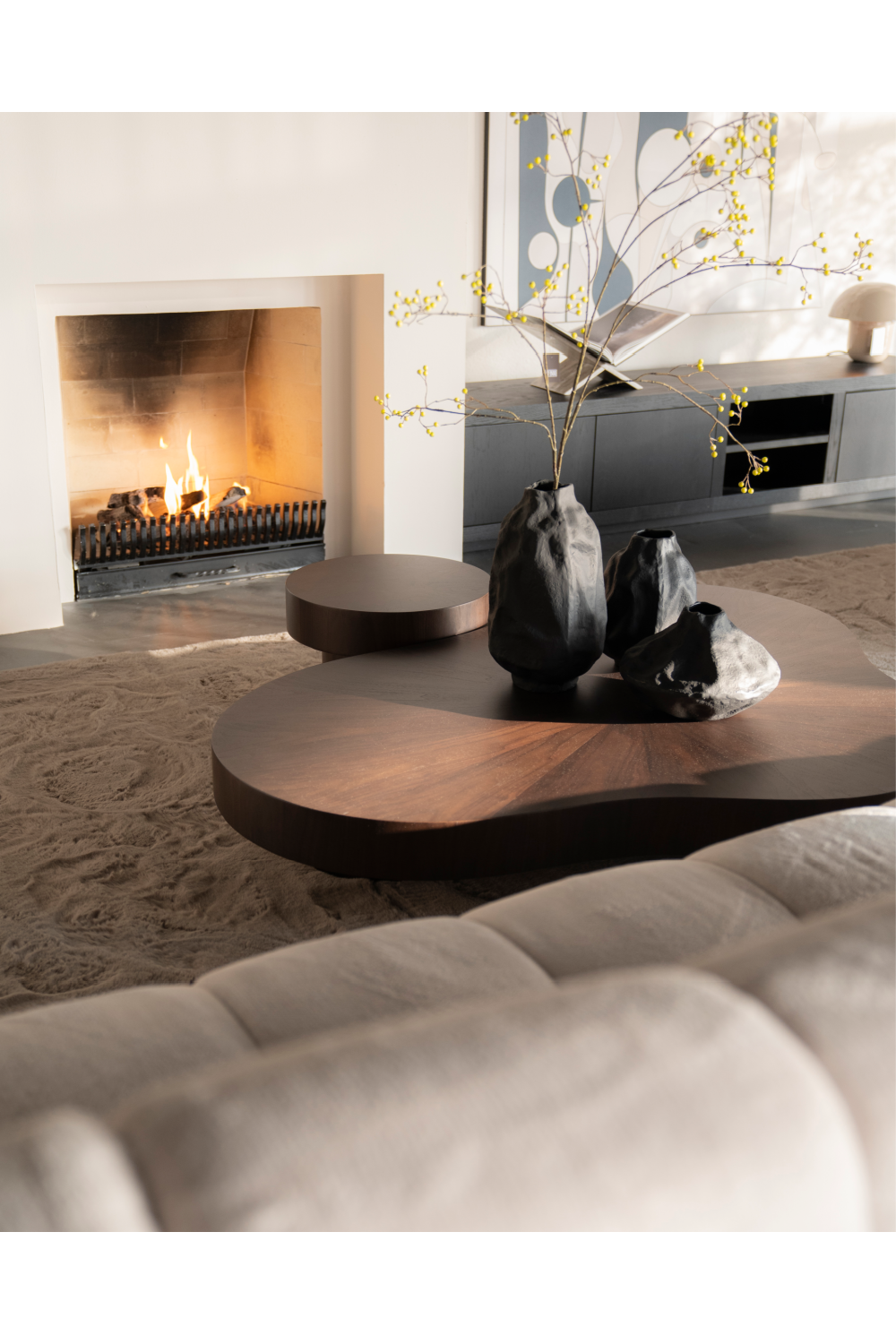 Walnut Organic Coffee Table | Oroa.com