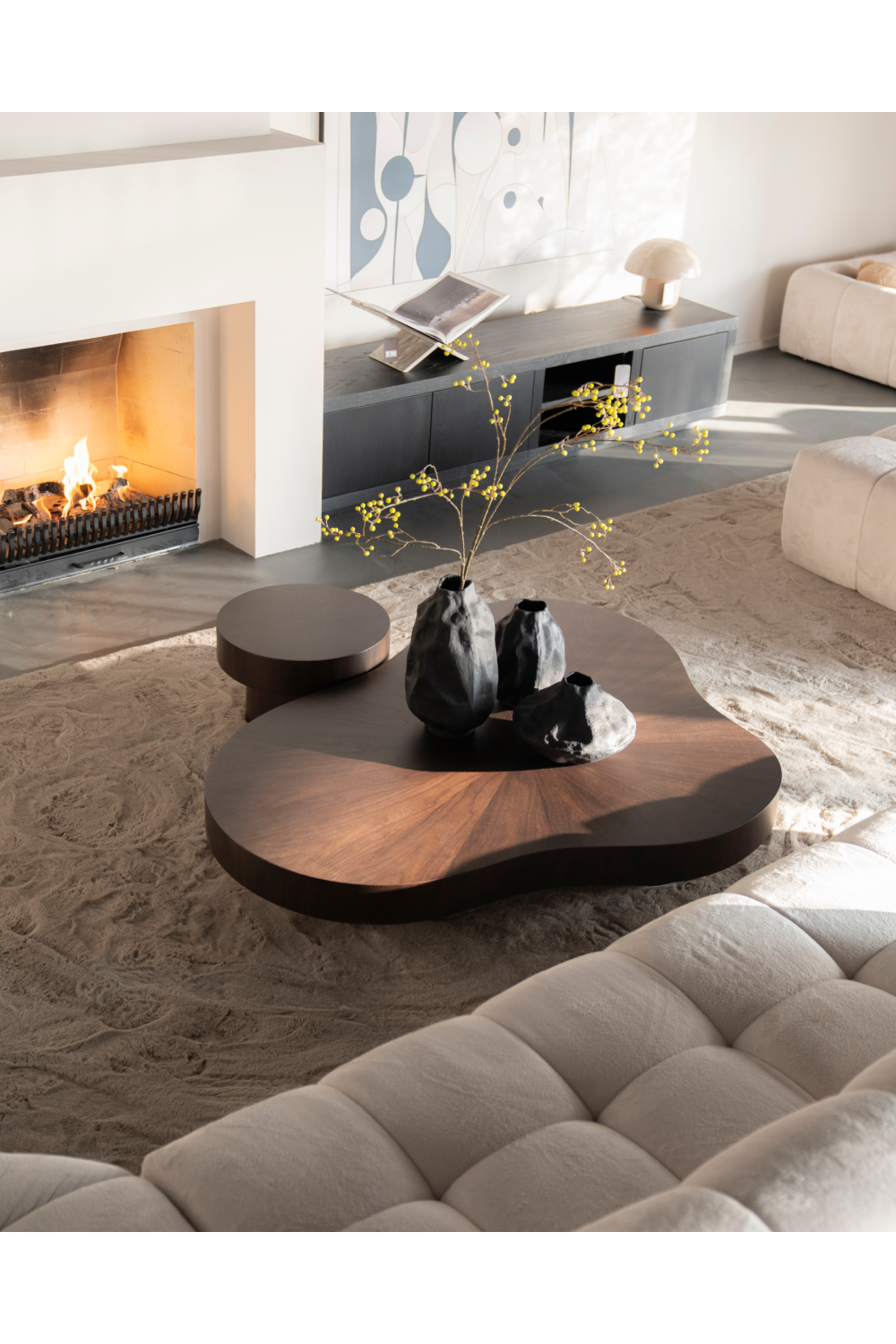 Walnut Organic Coffee Table | Eleonora Bobbie | OROA.com