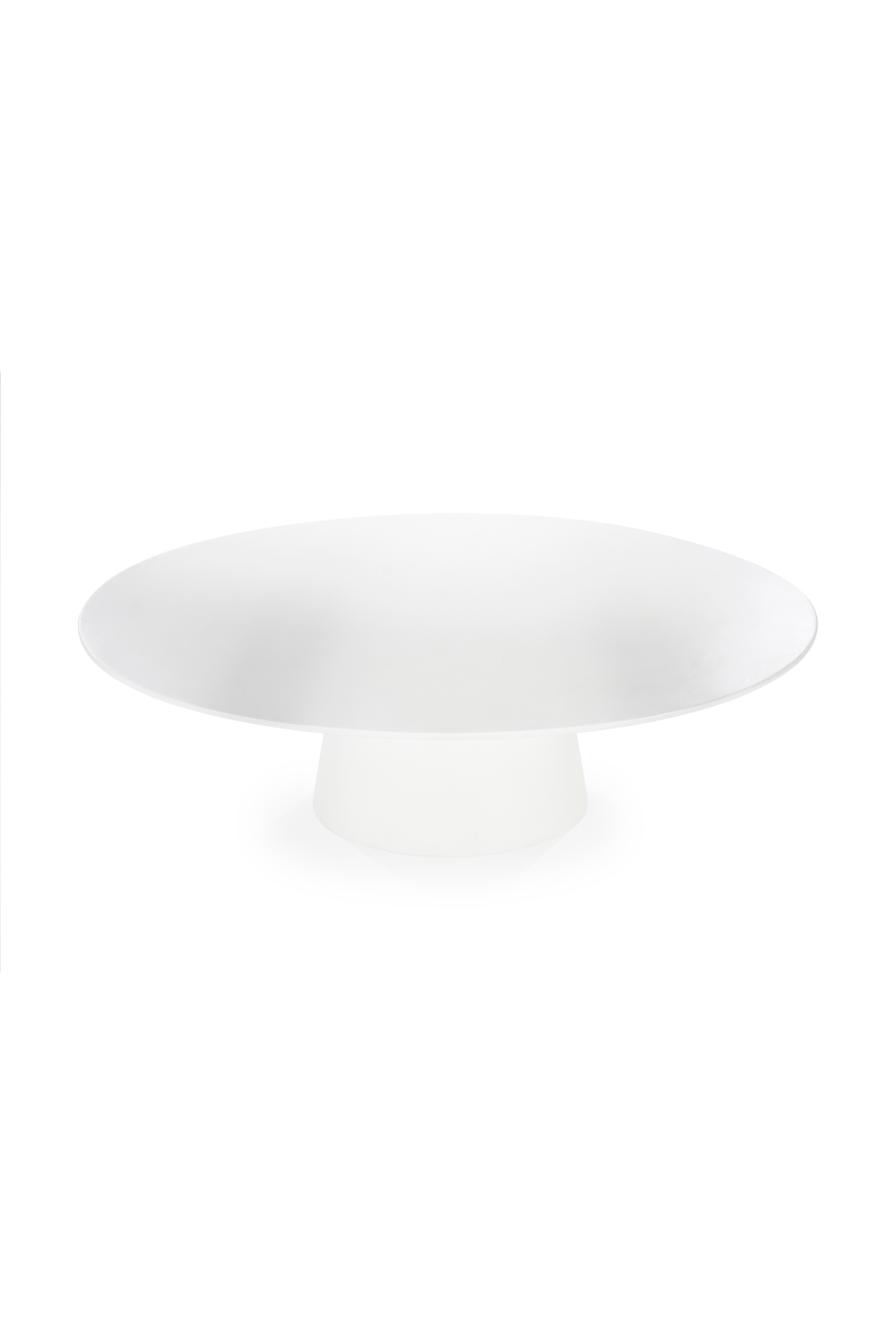 White Oval Glass Dining Table | Eleonora Elin | OROA.com