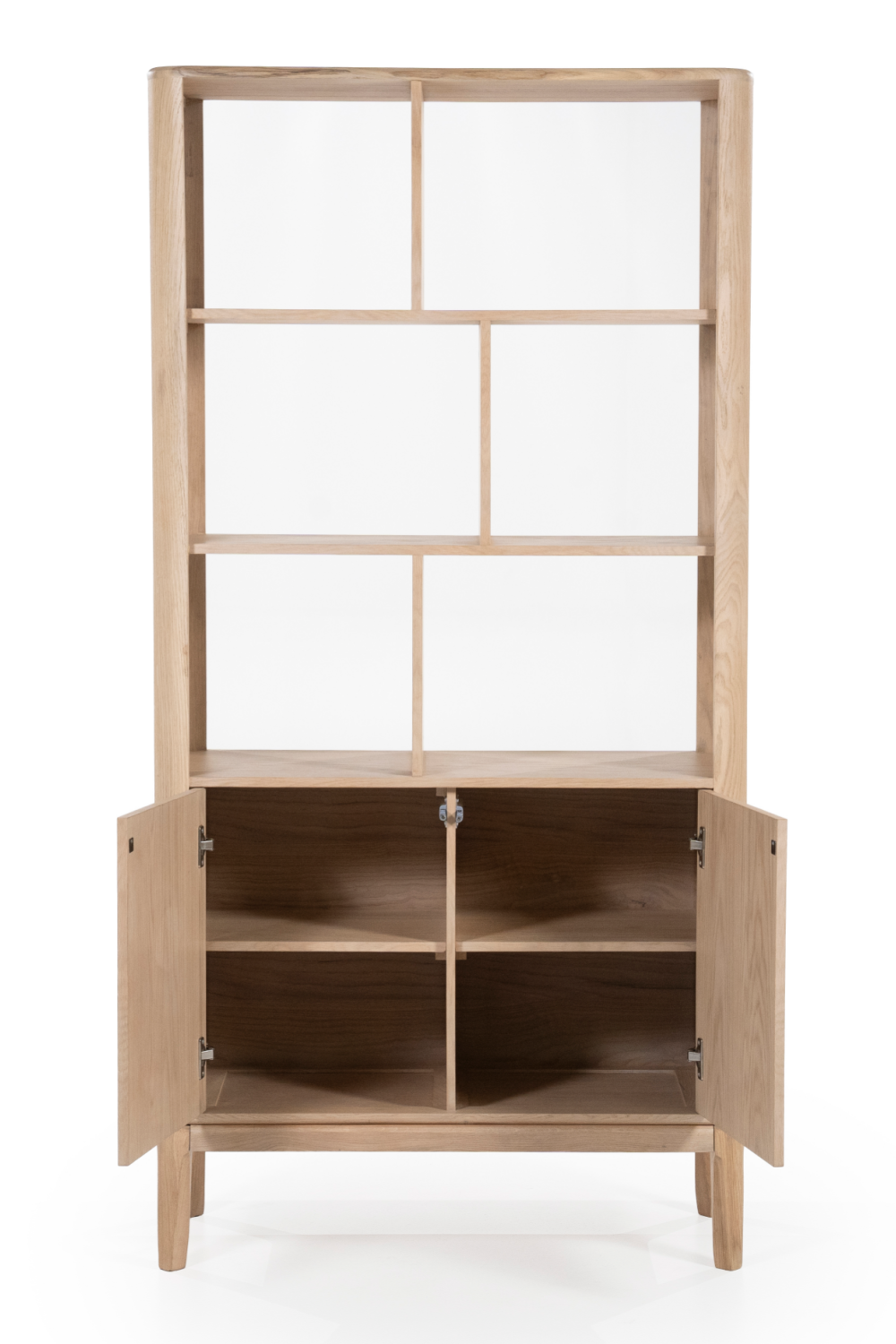 Oak 2-Door Bookcase | Oroa.com