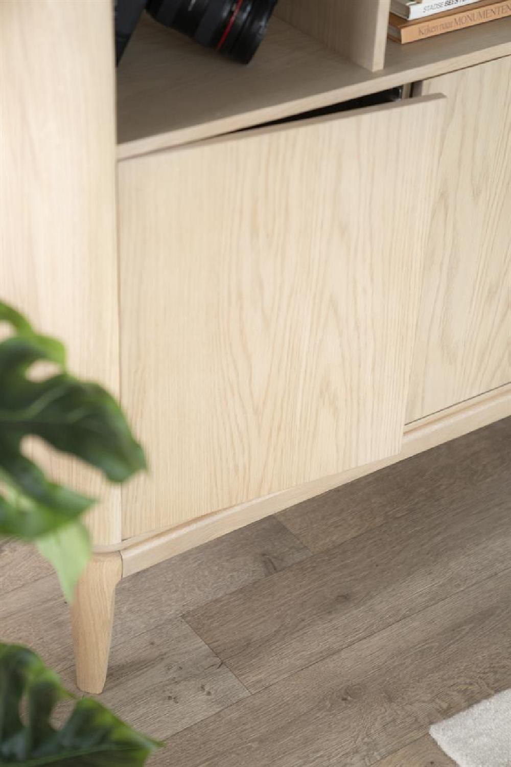 Oak 2-Door Bookcase | Eleonora Harvey | OROA.com