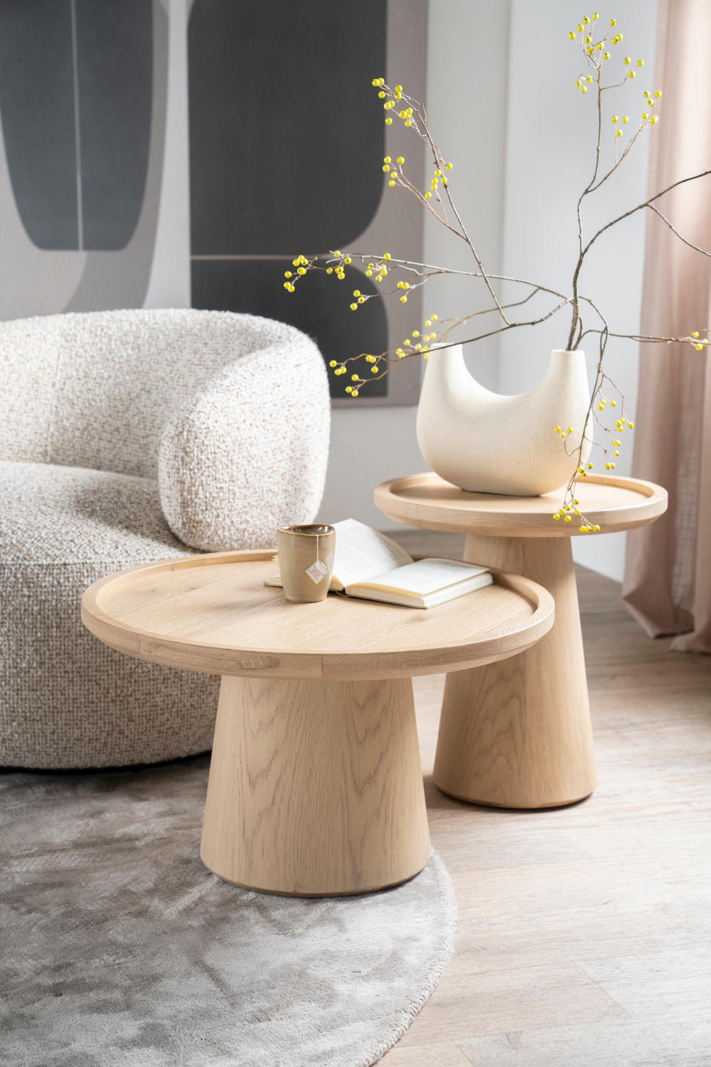 Lacquered Oak Coffee Table | Oroa.com