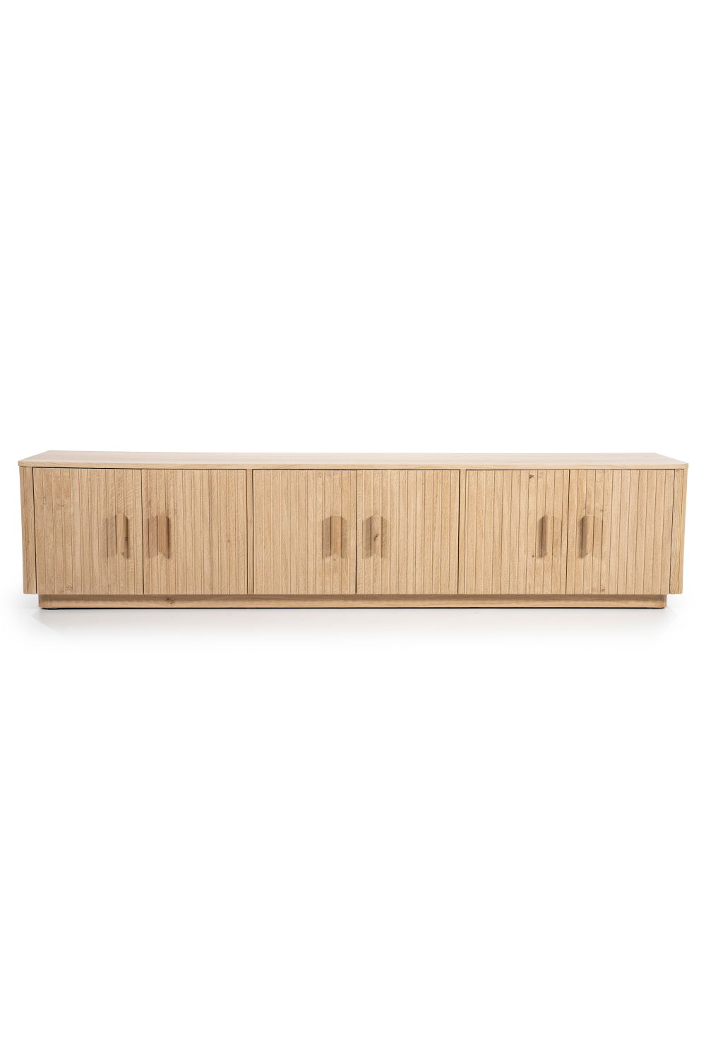 Oak Fluted 6-Door TV Cabinet | Eleonora Rosenborg | OROA.com