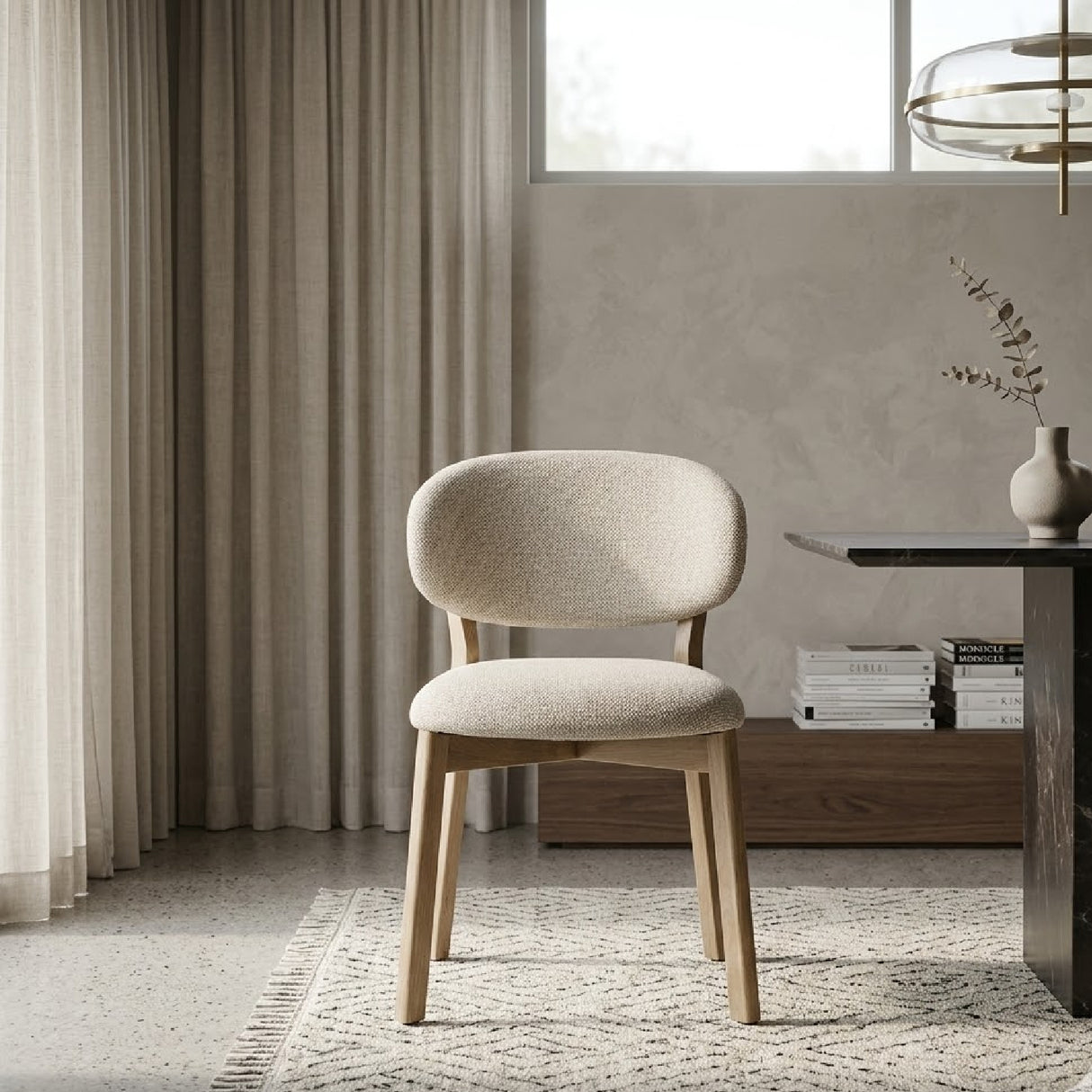 Oak Framed Dining Chair | Oroa.com