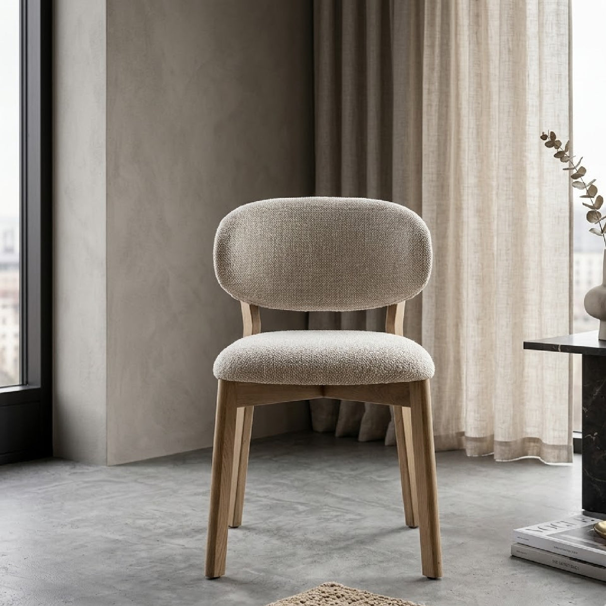 Oak Framed Dining Chair | Oroa.com