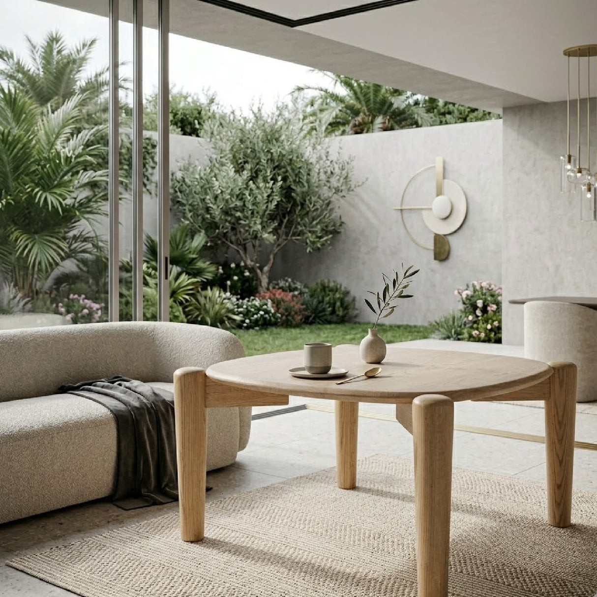 Oak Scandinavian Coffee Table | Oroa.com