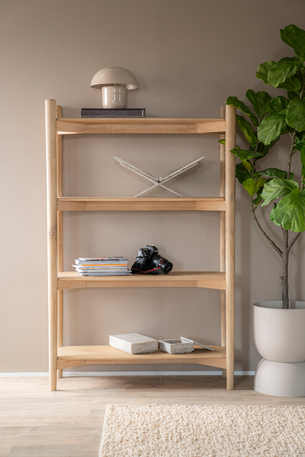 Oak Ladder Wall Cabinet | Oroa.com