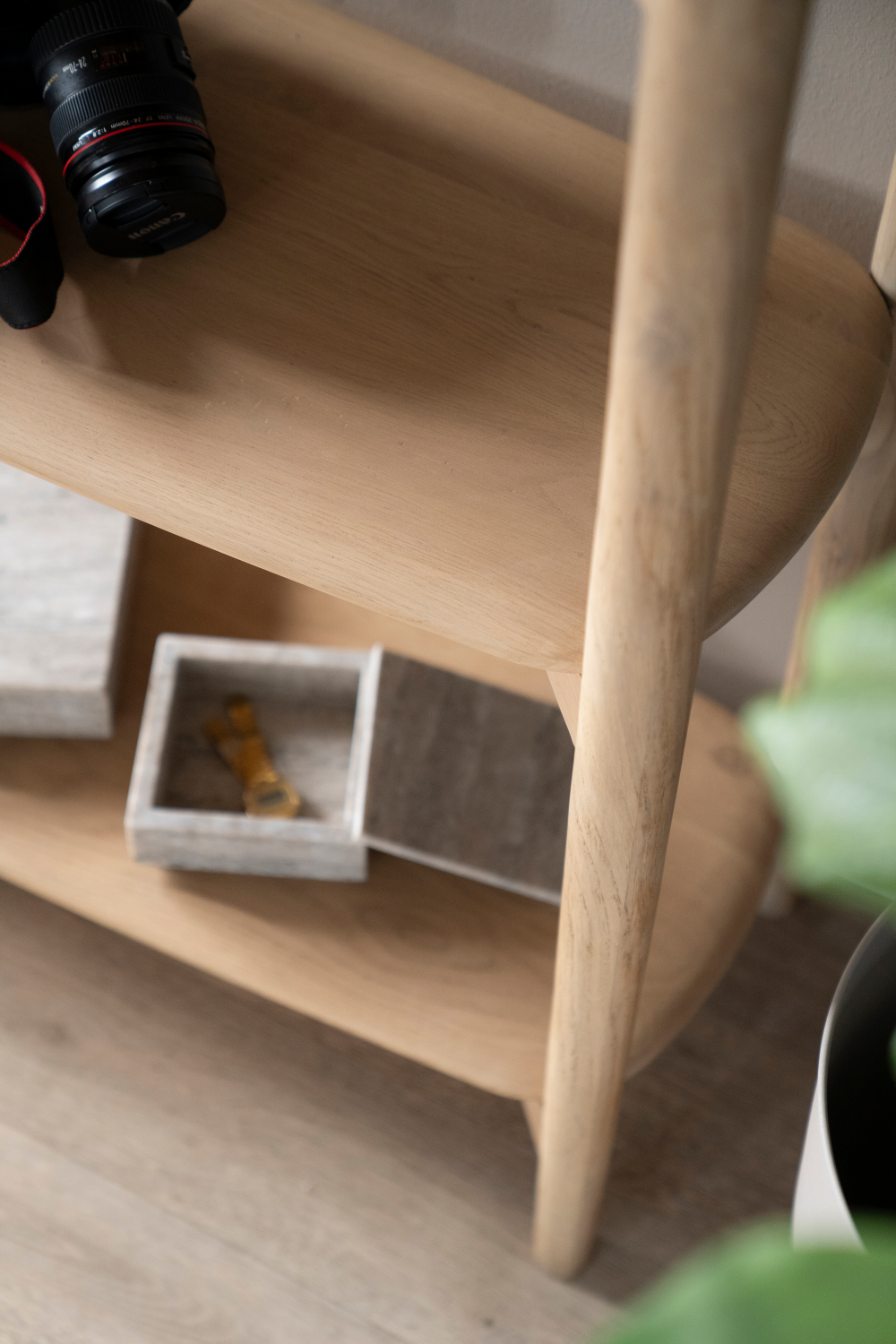 Oak Ladder Wall Cabinet | Eleonora Selbu | OROA.com