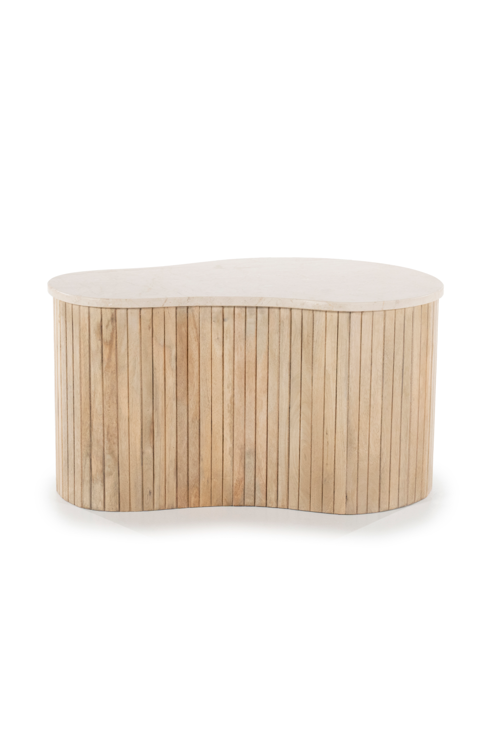 Fluted Mango Coffee Table S | Eleonora Kira | OROA.com