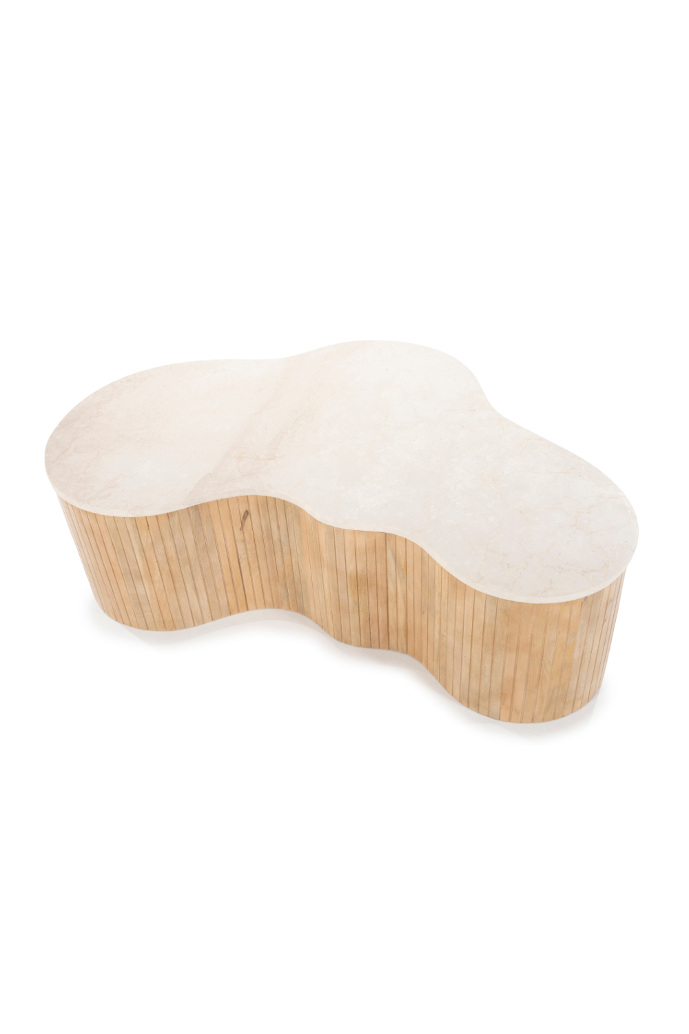Fluted Mango Coffee Table S | Eleonora Kira | OROA.com