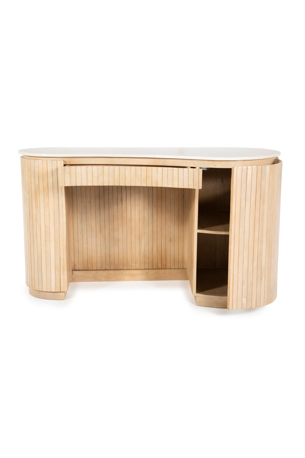 Organic Shape Marble Desk | Oroa.com