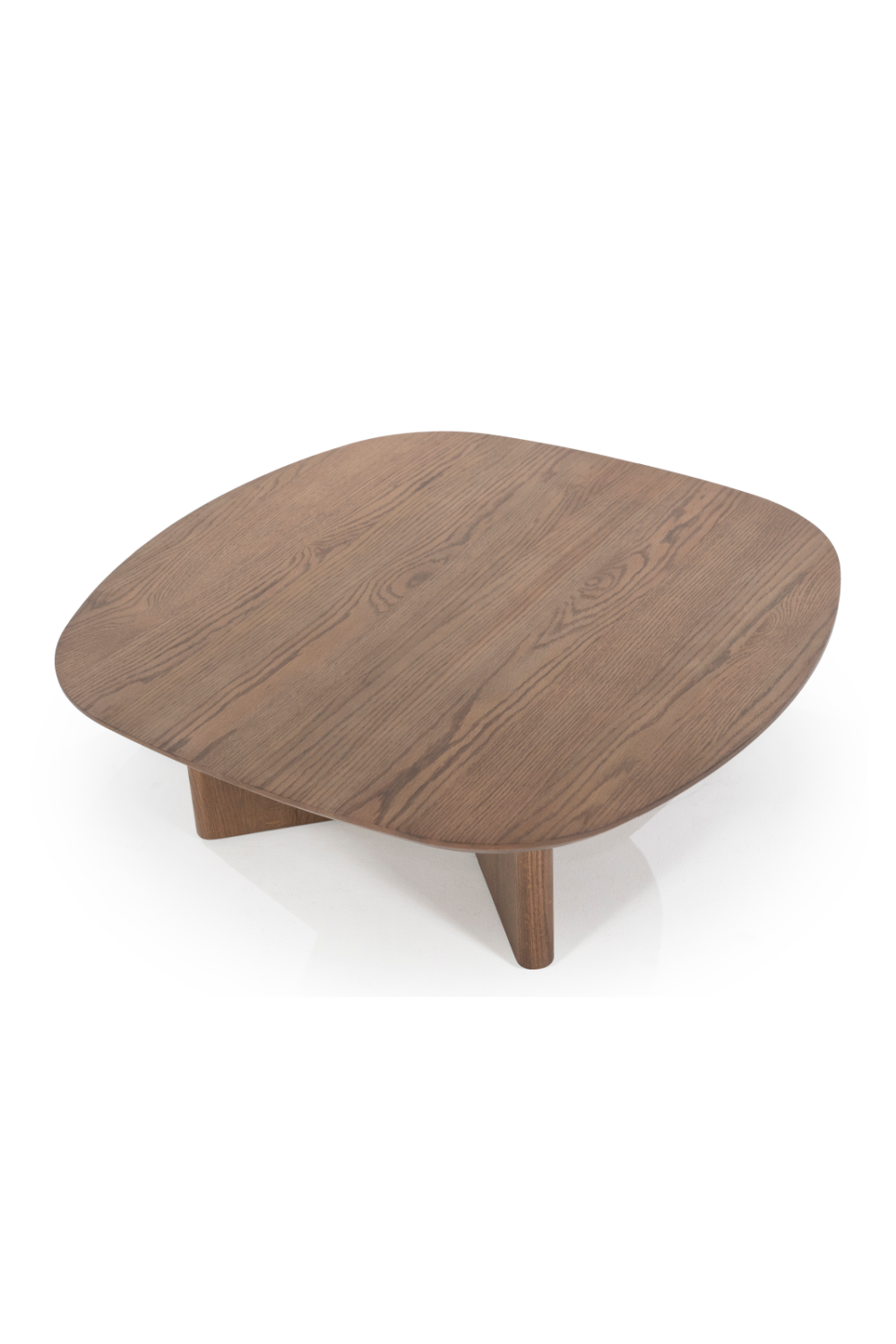 Brown Varnished Oak Coffee Table | Oroa.com