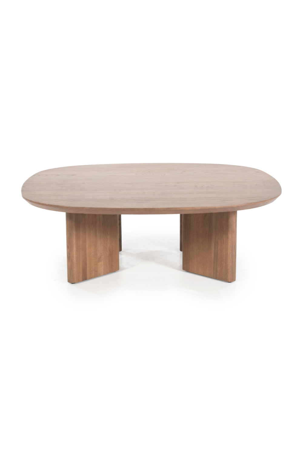 Brown Varnished Oak Coffee Table | Eleonora Stef | OROA.com