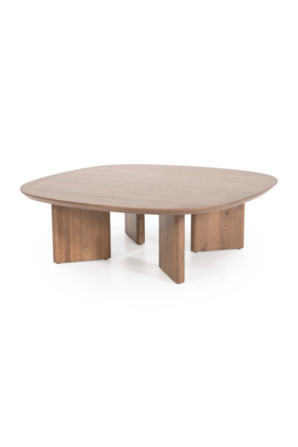 Brown Varnished Oak Coffee Table | Oroa.com
