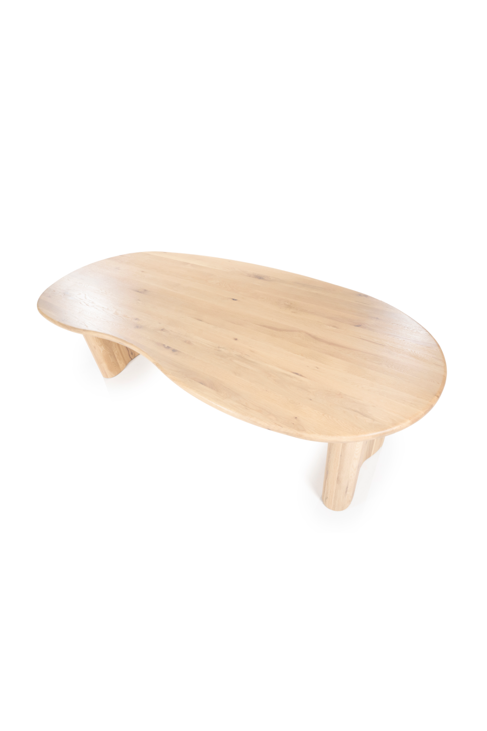 Varnished Oak Organic Dining Table | Oroa.com