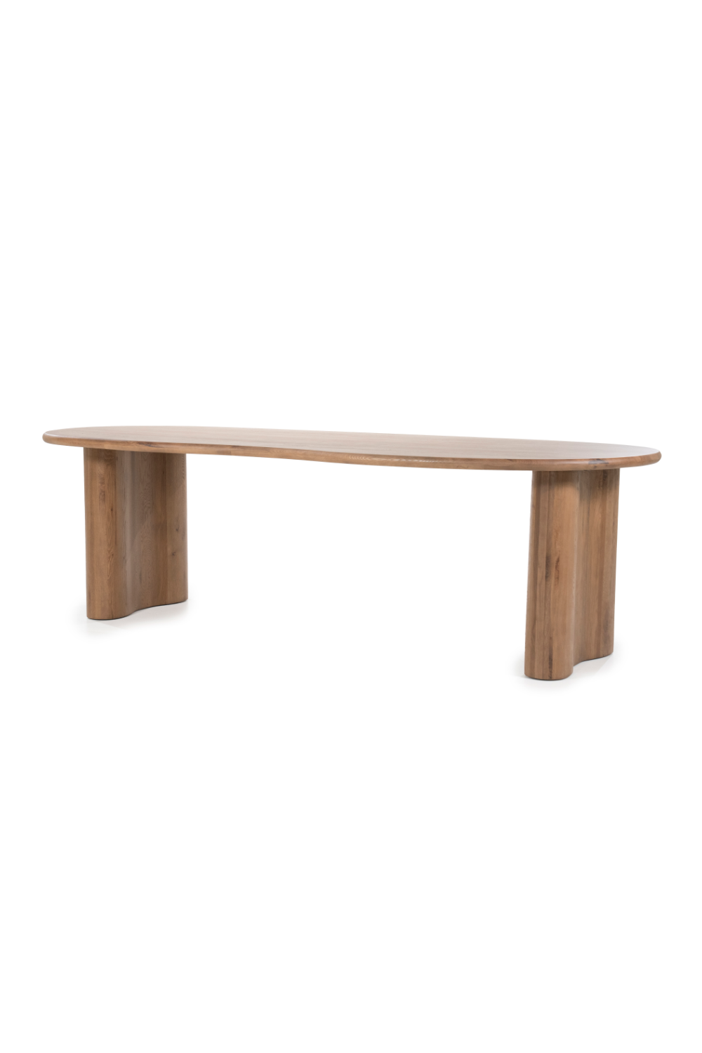 Varnished Oak Organic Dining Table | Oroa.com