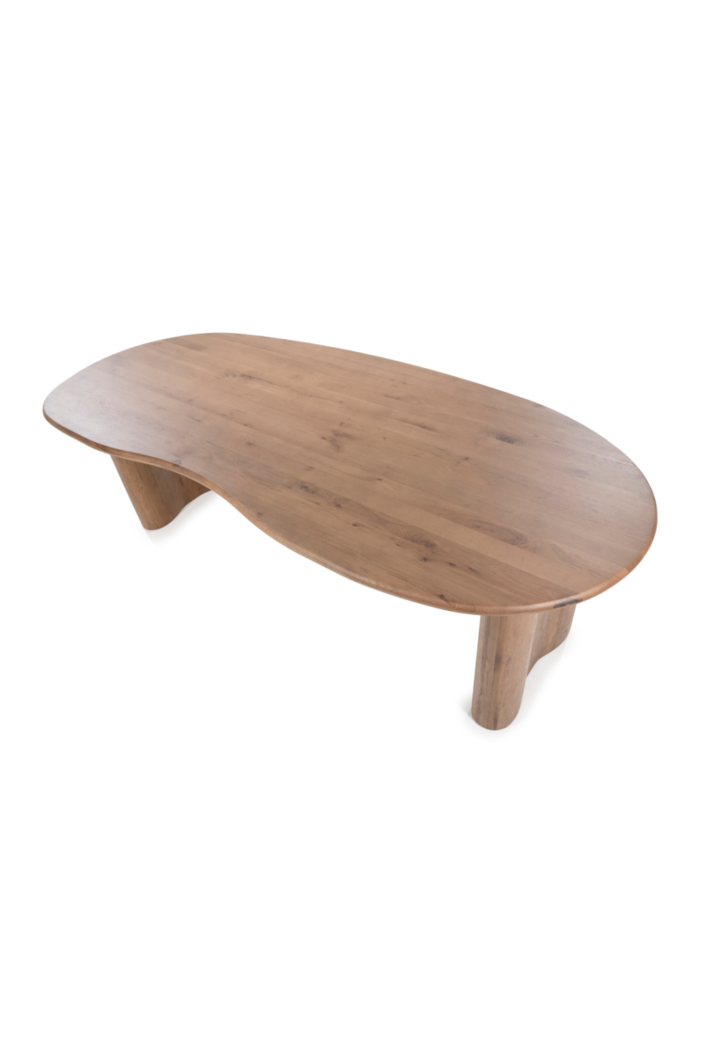 Varnished Oak Organic Dining Table | Oroa.com